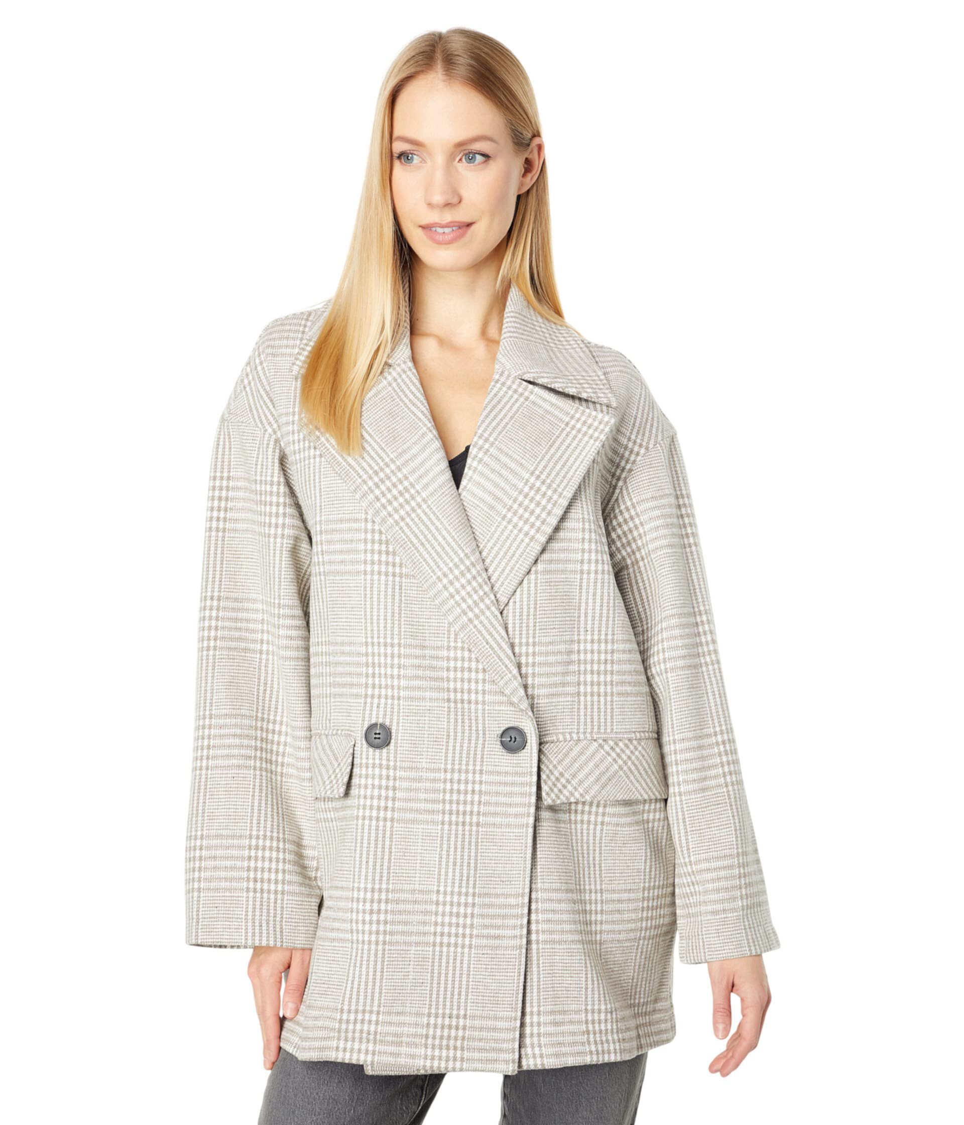 Oversized Double-Breasted Swing Coat Avec Les Filles