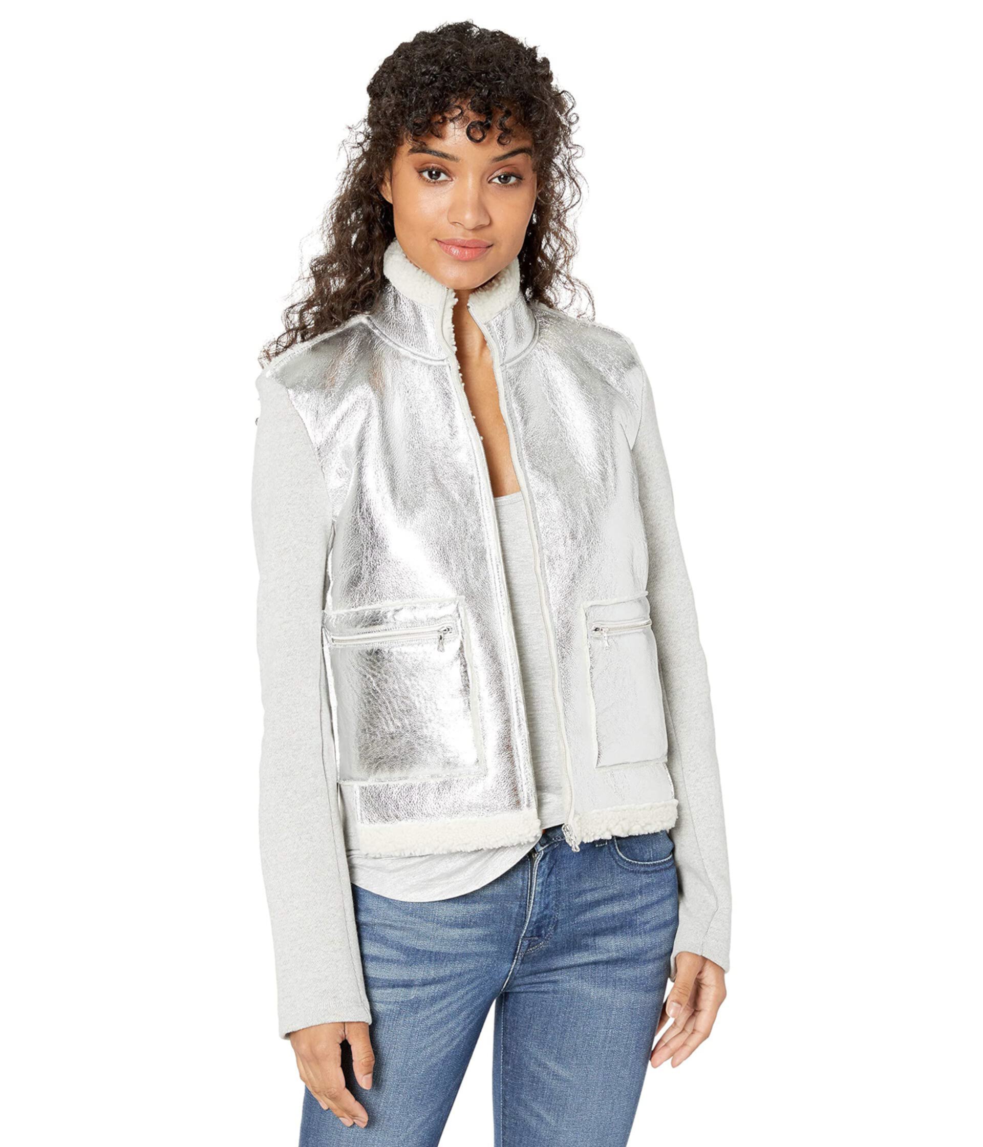 Женская куртка с металлическими передними карманами Majestic Filatures