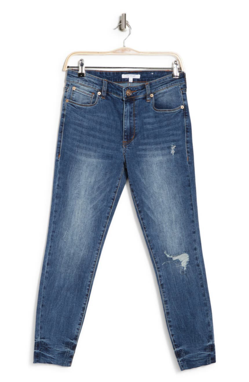 Рваные джинсы прямого кроя с завышенной талией Erin See Thru Soul