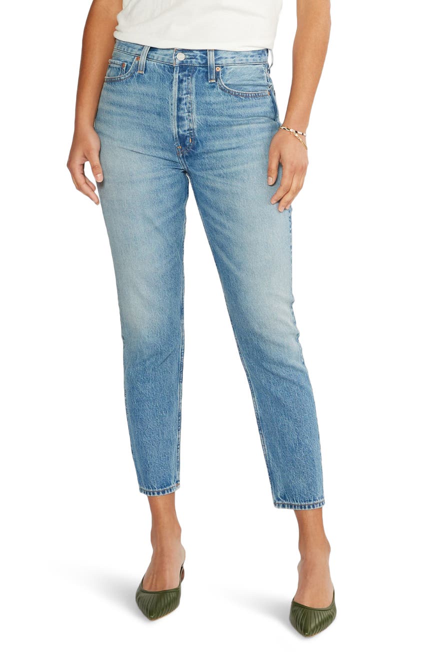 Укороченные джинсы скинни Alex в винтажном стиле ETICA