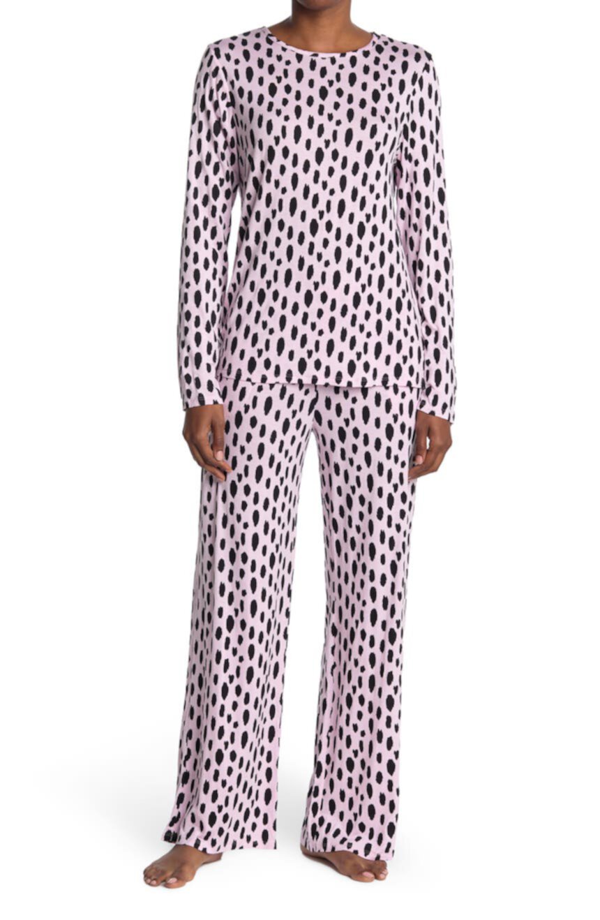Пижамный комплект из двух предметов рубашка и брюки с принтом Shady Lady
