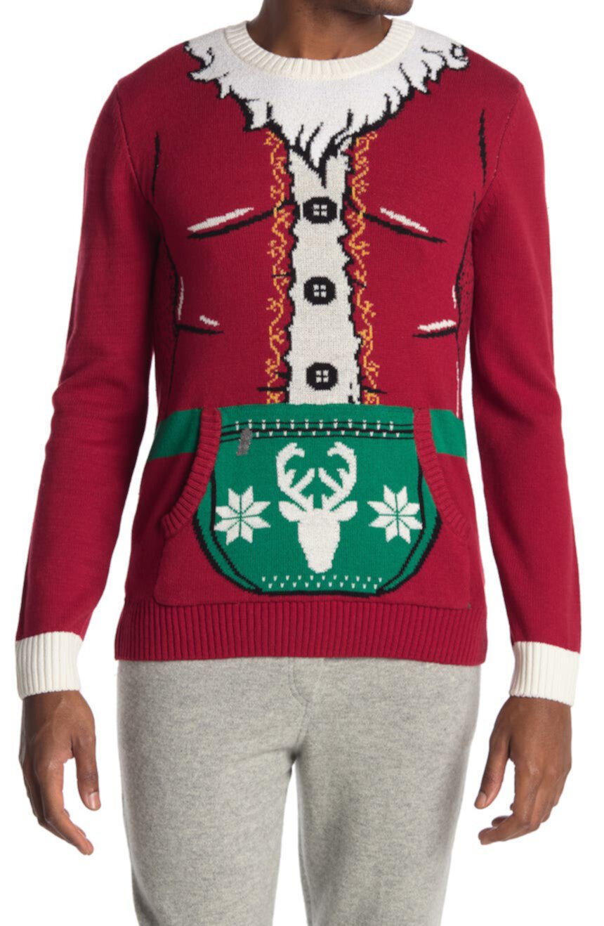 Свитер Fat Santa Suit Ugly Christmas Sweater