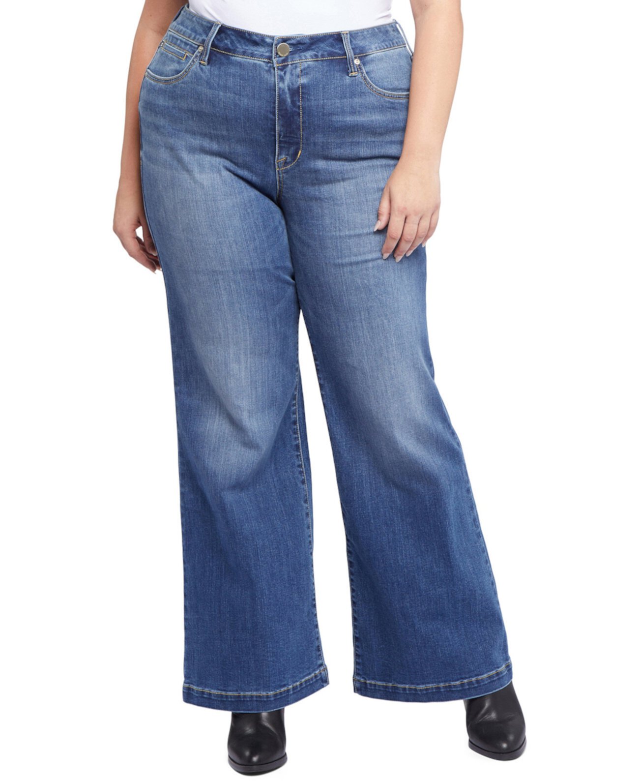 Широкие джинсы Bella больших размеров Seven7
