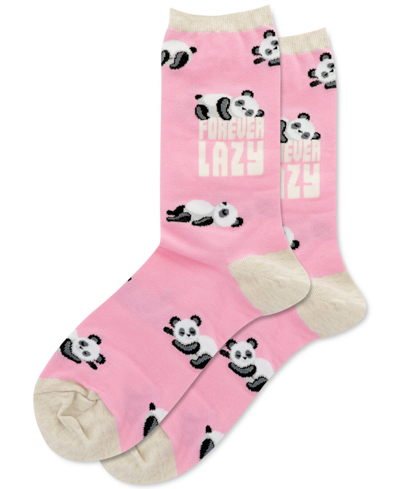 Женские носки с круглым вырезом Forever Lazy Panda Hot Sox