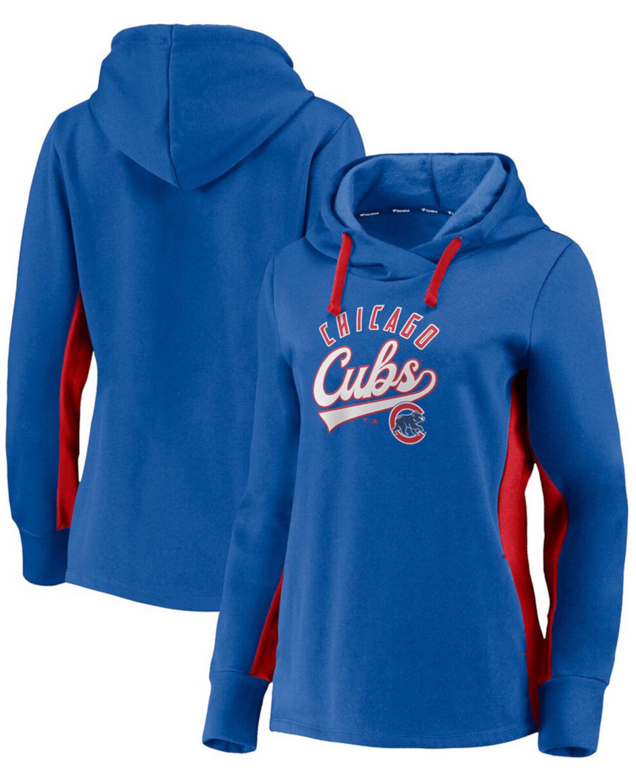 Женский пуловер с капюшоном Royal, Red Chicago Cubs Game Ready Fanatics