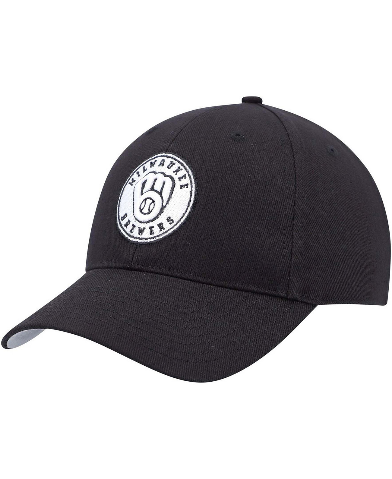 Мужская черная регулируемая шляпа Milwaukee Brewers All-Star '47 Brand