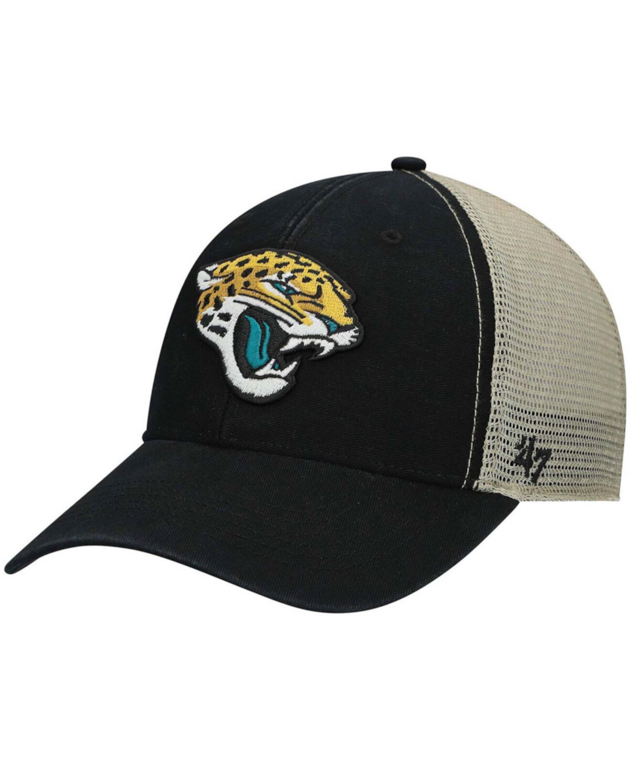 Мужская флагманская бейсболка Jacksonville Jaguars с логотипом MVP Snapback '47 Brand