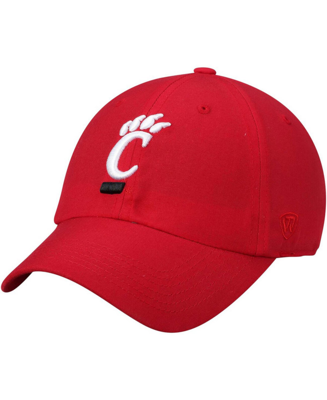 Мужская красная регулируемая шляпа с логотипом Cincinnati Bearcats Primary со скрепками Top of the World