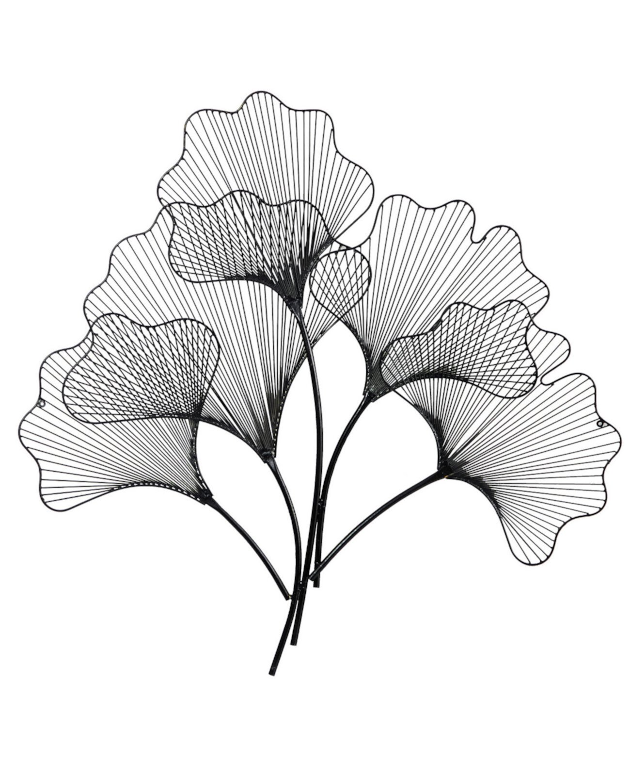 Современный художественный декор в виде листьев гинкго, 35 "x 35" NEARLY NATURAL
