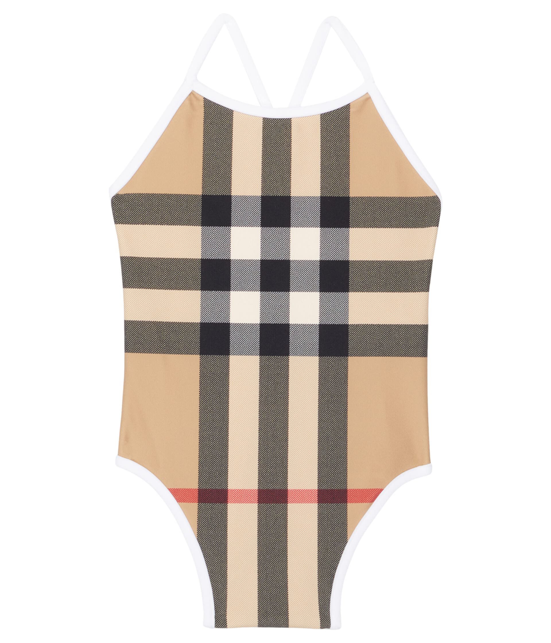 Детский купальник Burberry Mini Sandie Check с завязками на плечах и подкладкой Burberry