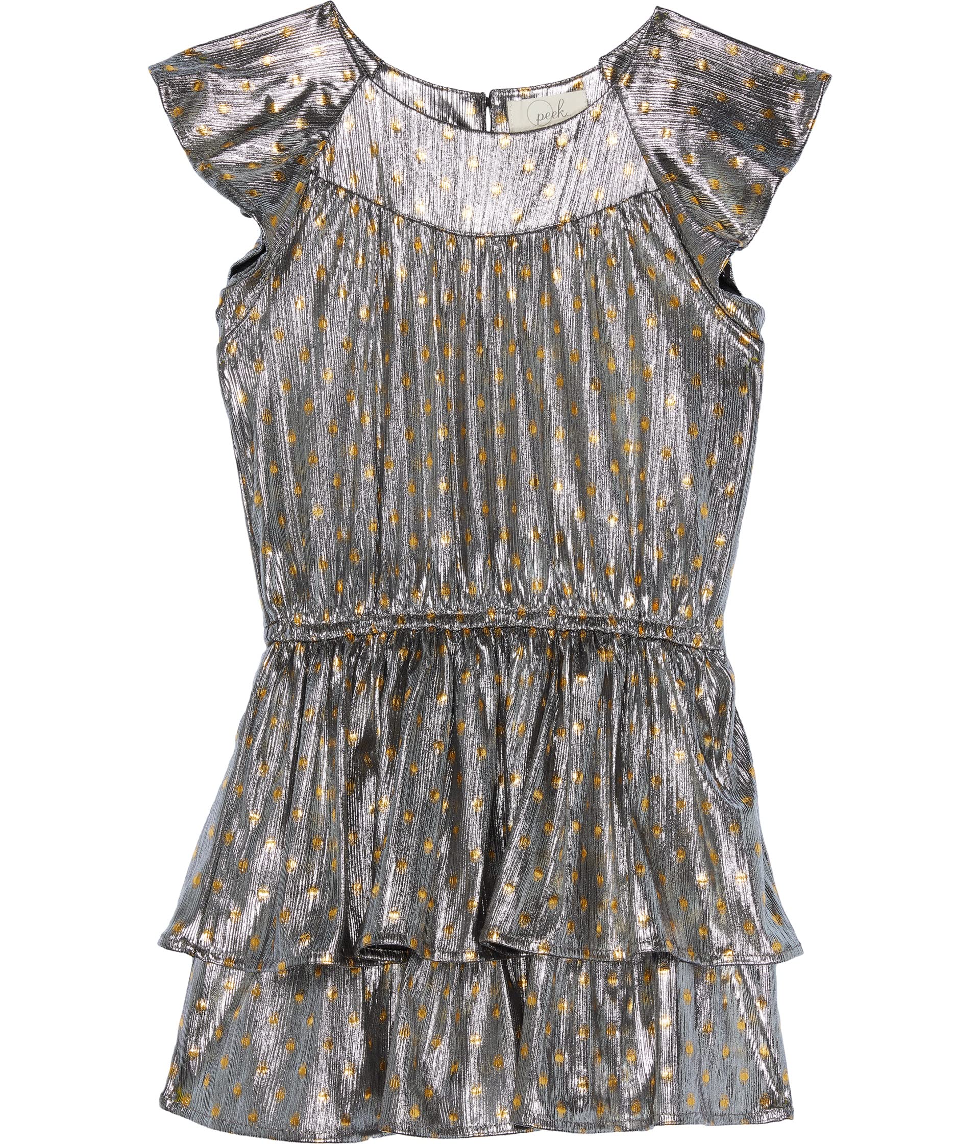 Платье в горошек из фольги (для малышей / маленьких детей / детей старшего возраста) PEEK