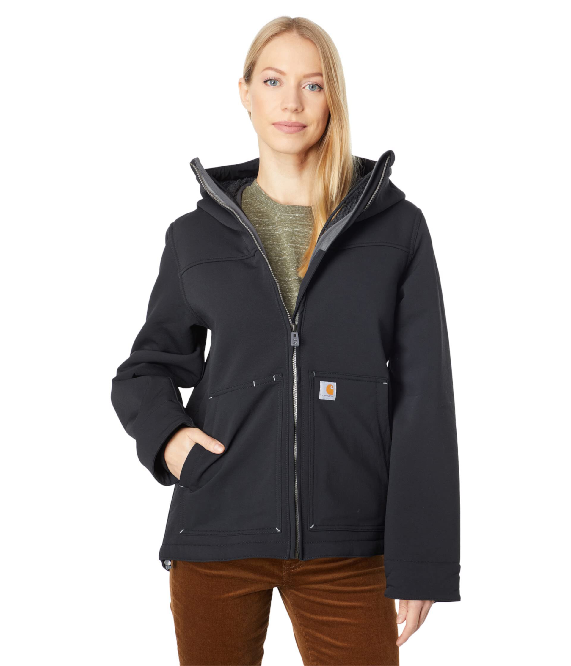 Женская куртка Carhartt Super Dux™ Relaxed Fit с подкладкой Sherpa Carhartt