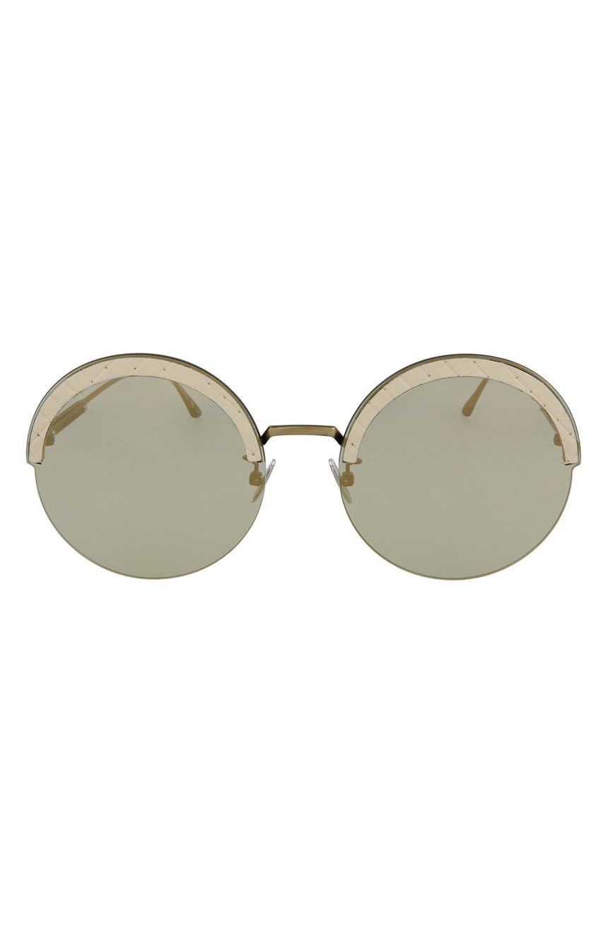 Круглые солнцезащитные очки 60 мм Bottega Veneta