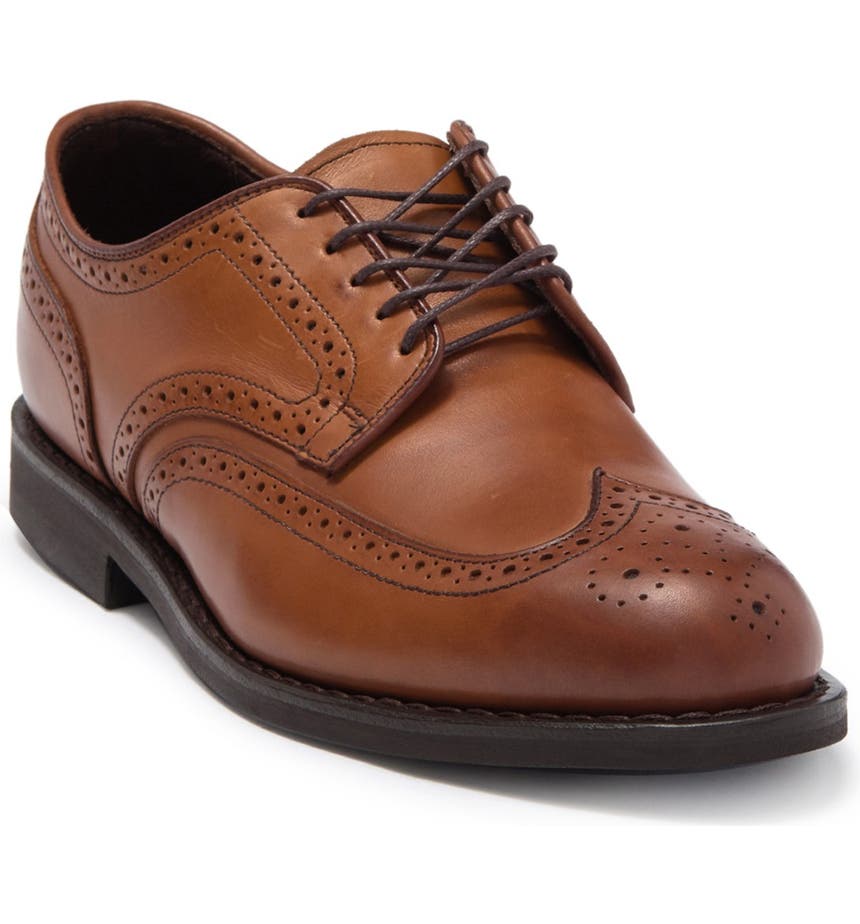 Обувь New York Wingtip - Доступна широкая ширина Allen Edmonds