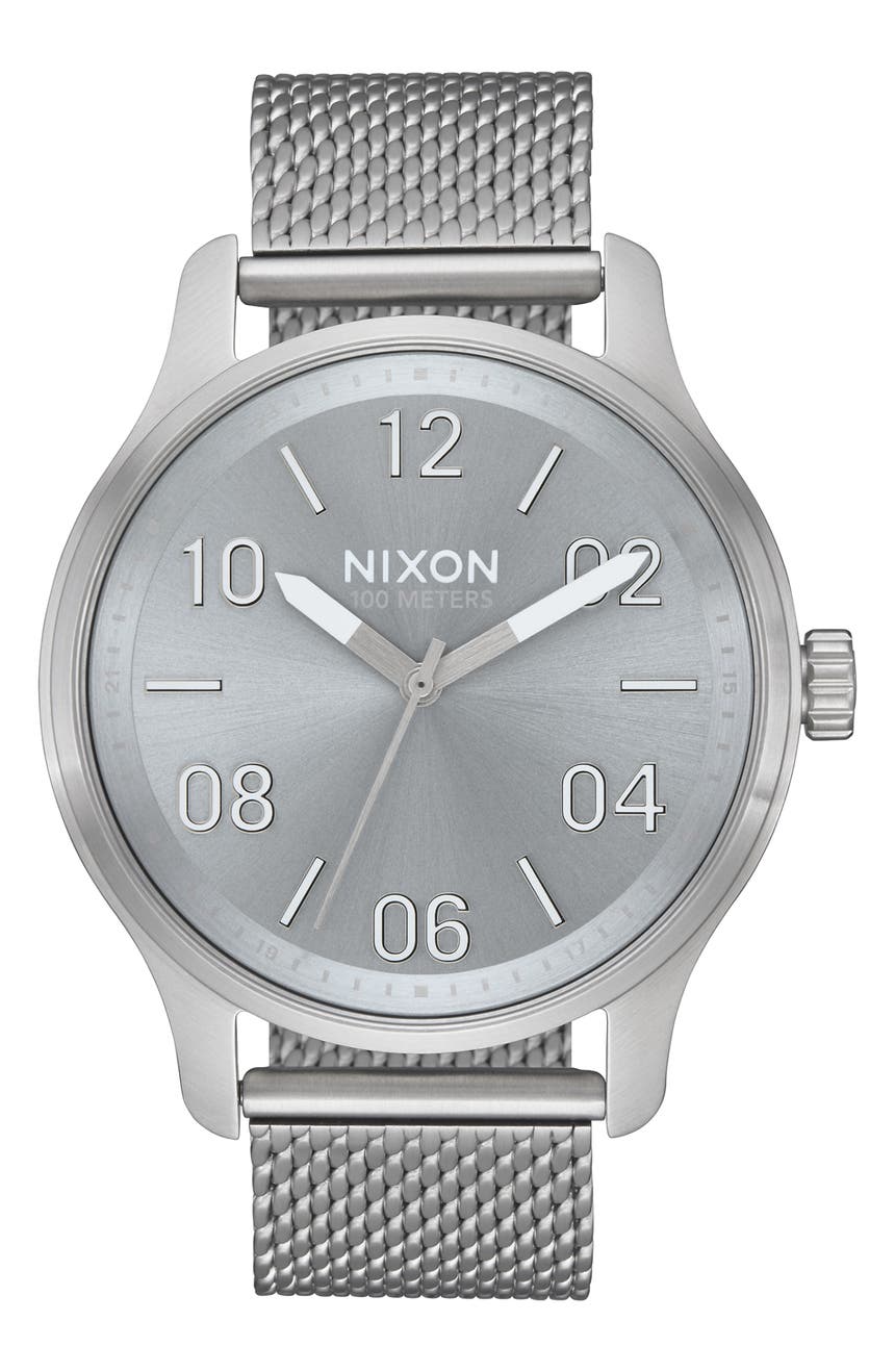 Часы Patrol с сетчатым ремешком, 42 мм Nixon