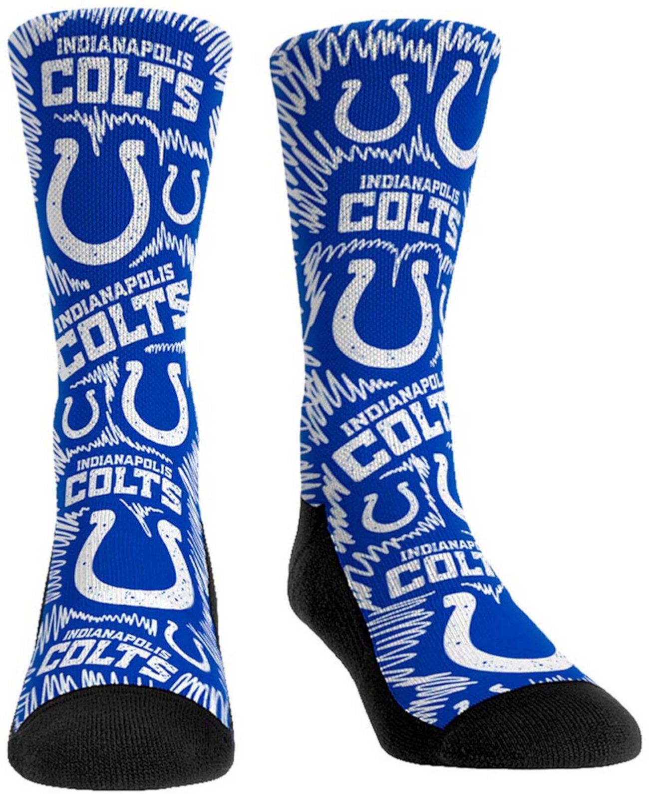 Женские носки с логотипом Indianapolis Colts с несколькими экипажами Rock 'Em