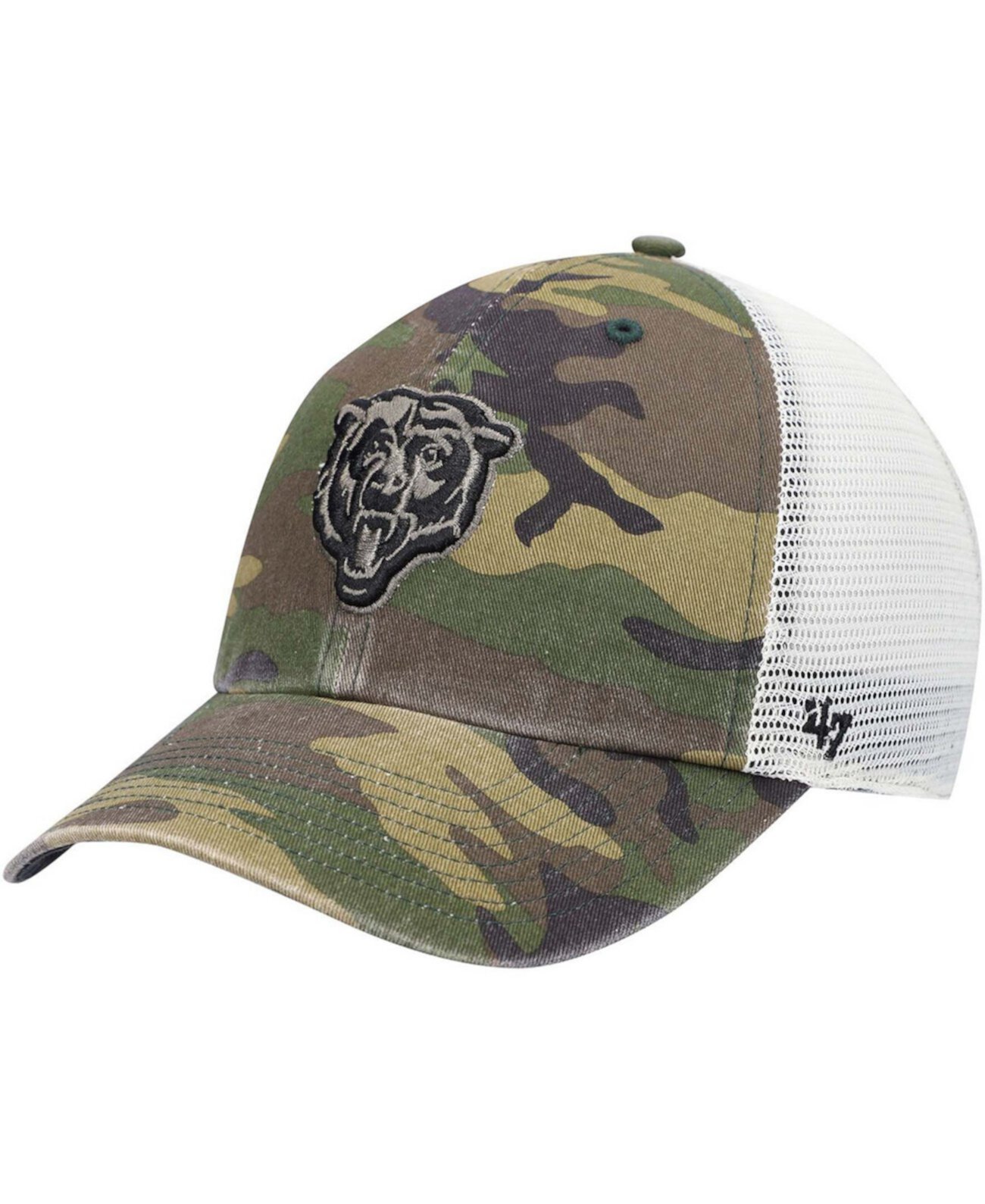 Мужская камуфляжная шляпа Chicago Bears Branson MVP Trucker Snapback '47 Brand