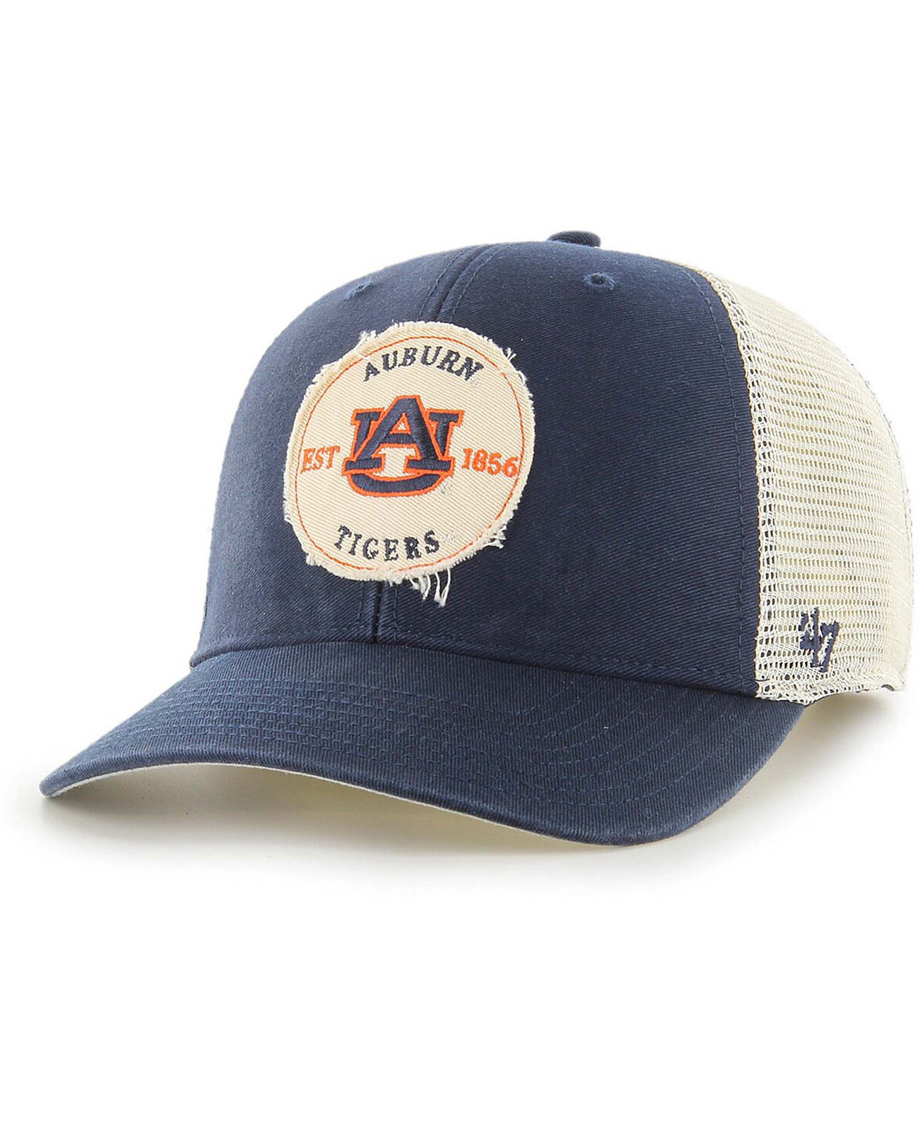 Мужская темно-синяя шляпа Auburn Tigers Howell MVP Trucker Snapback '47 Brand