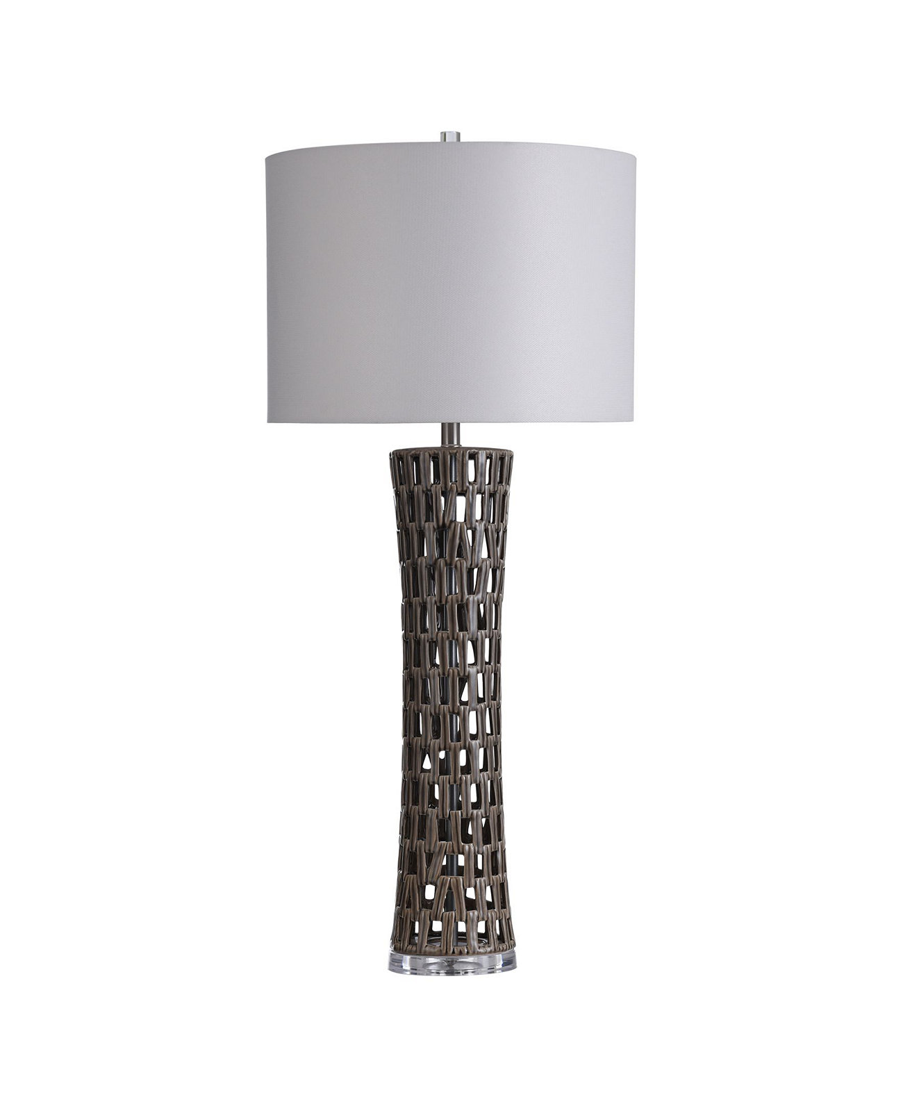 Настольная лампа Open Work Ceramic Column StyleCraft