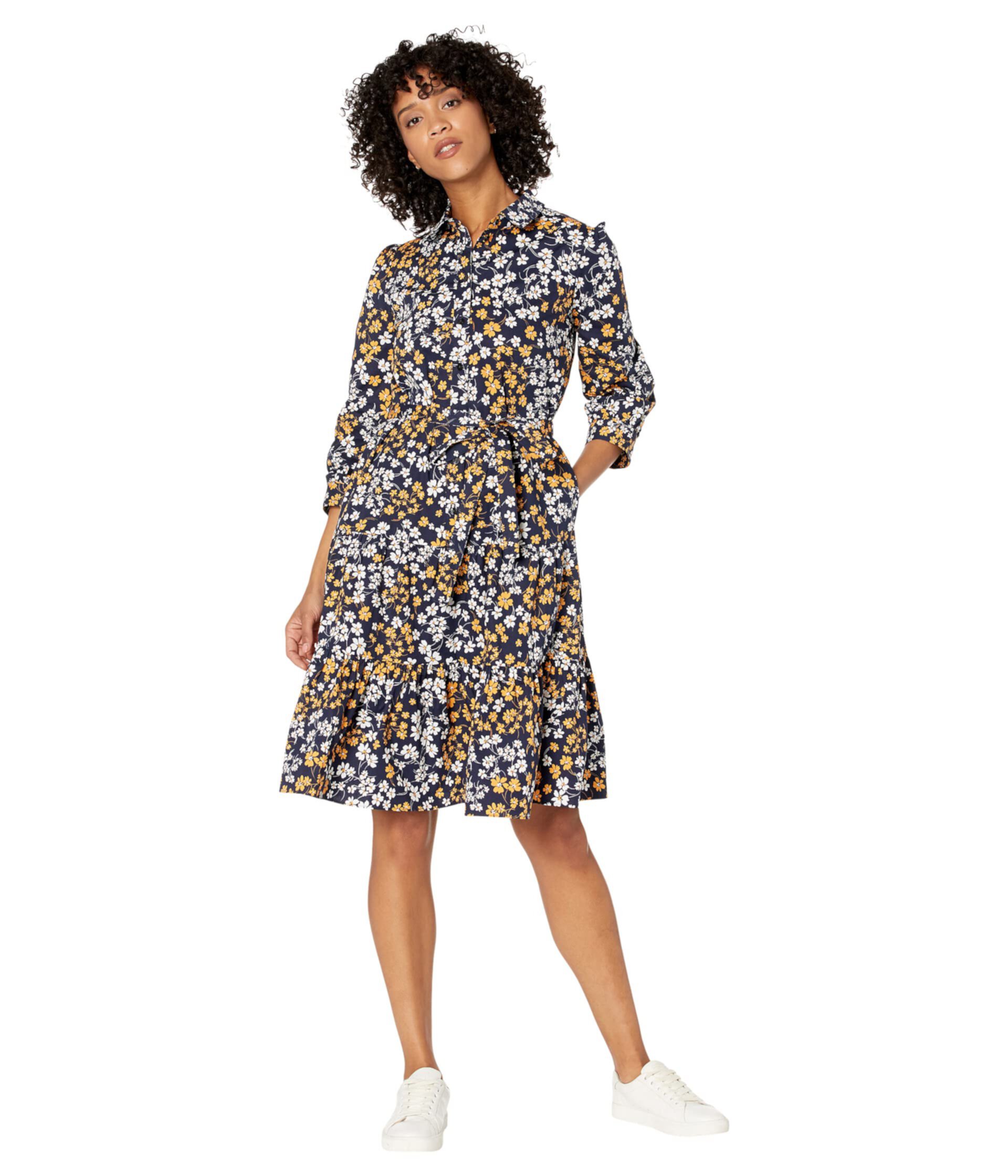 Платье-рубашка Loretta цвета осенние полевые цветы DRAPER JAMES