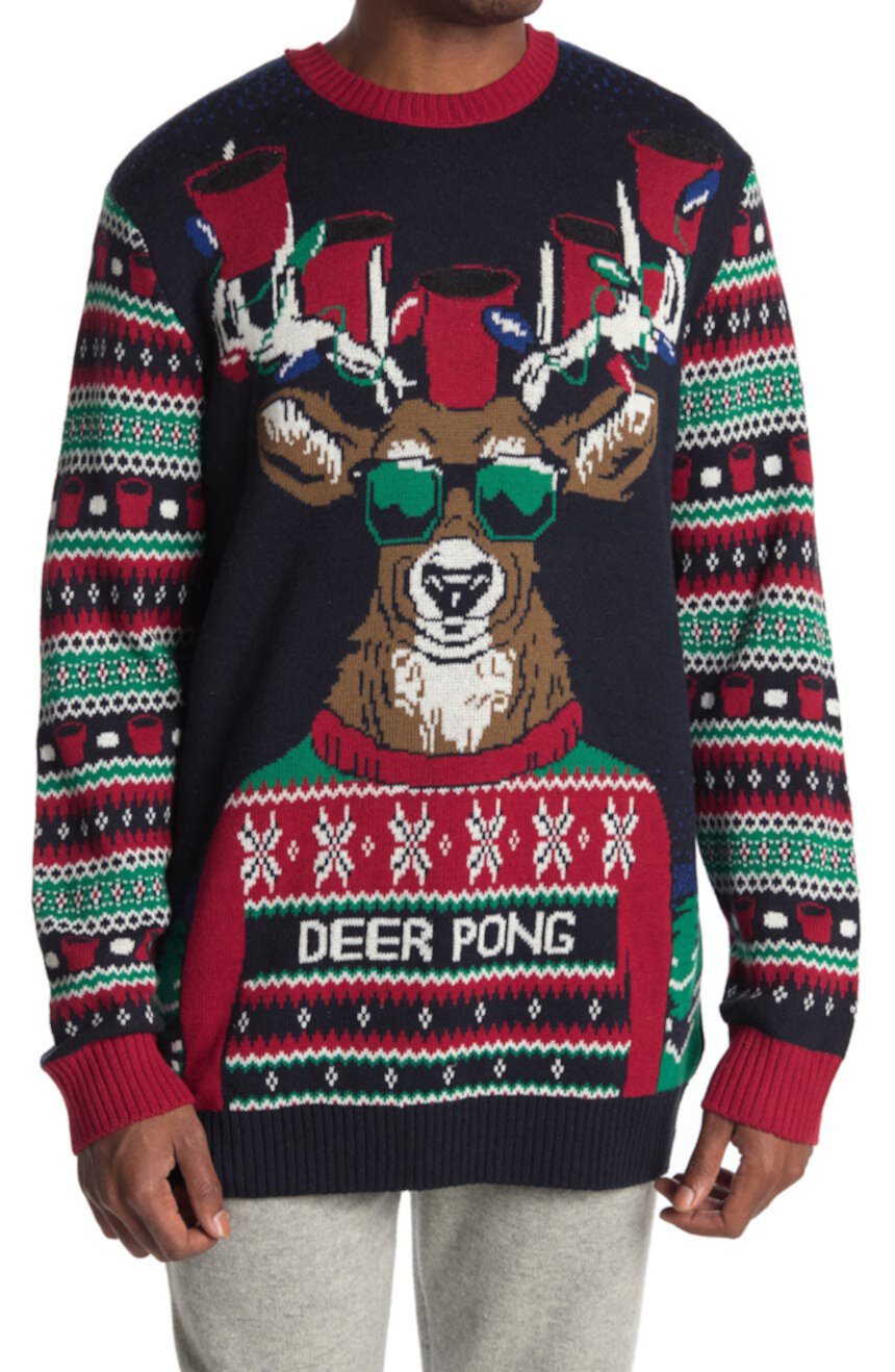 Свитер Deer Pong Ugly Christmas Sweater