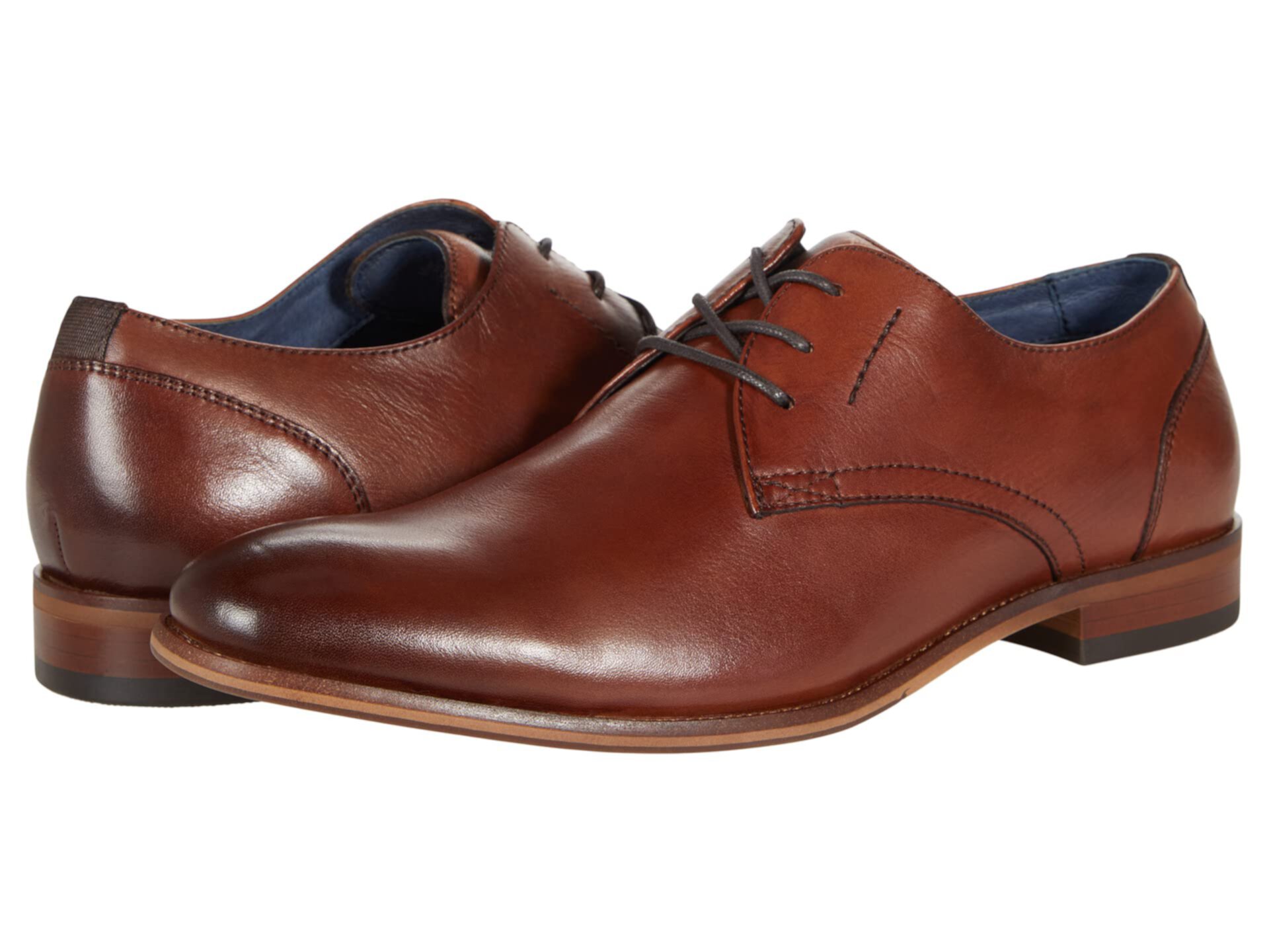 Лоферы Florsheim Flex Plain Toe Oxford из кожи с круглым носом и съемной стелькой для стильного образа Florsheim