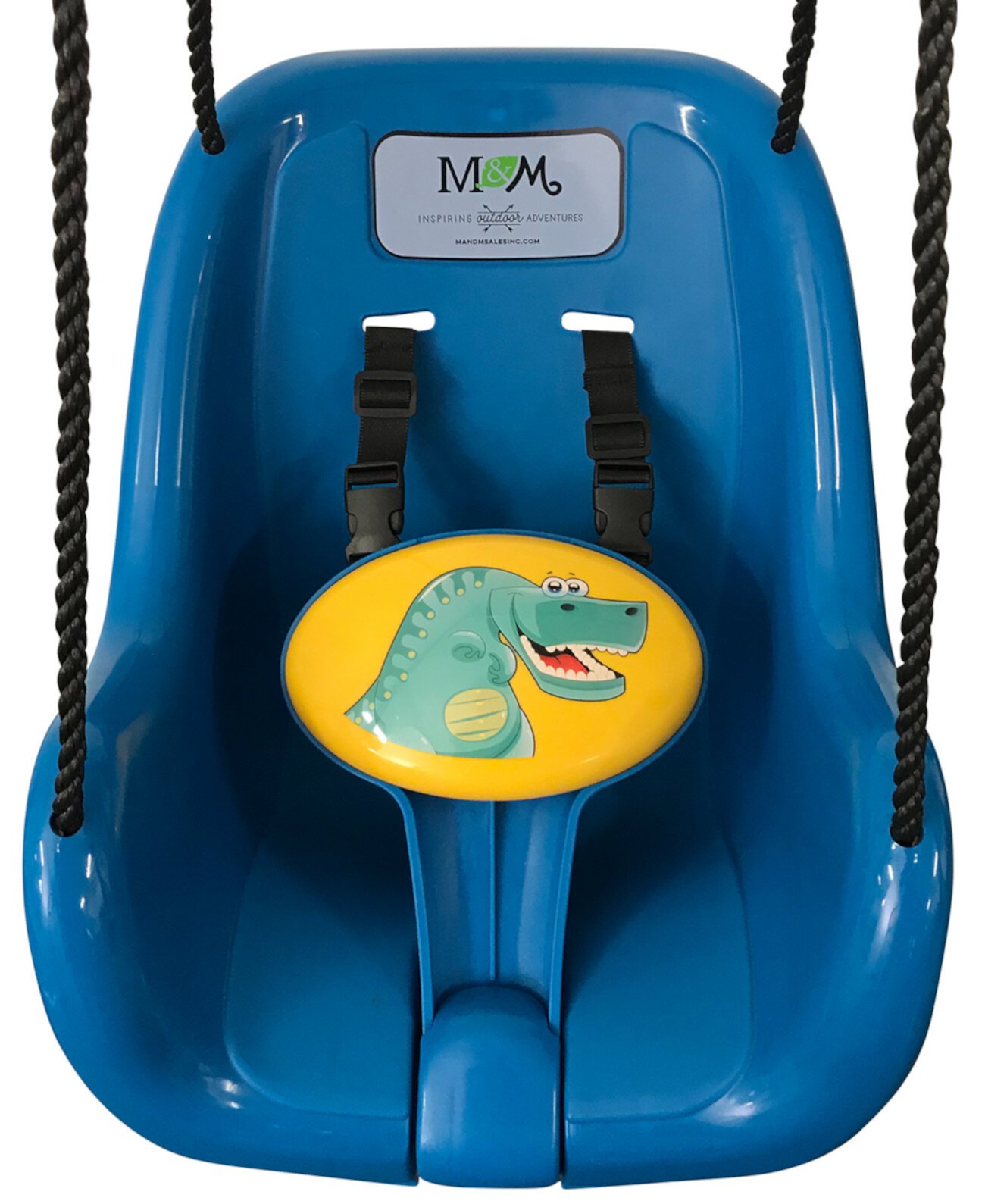 Качели для малышей-динозавров M&M's