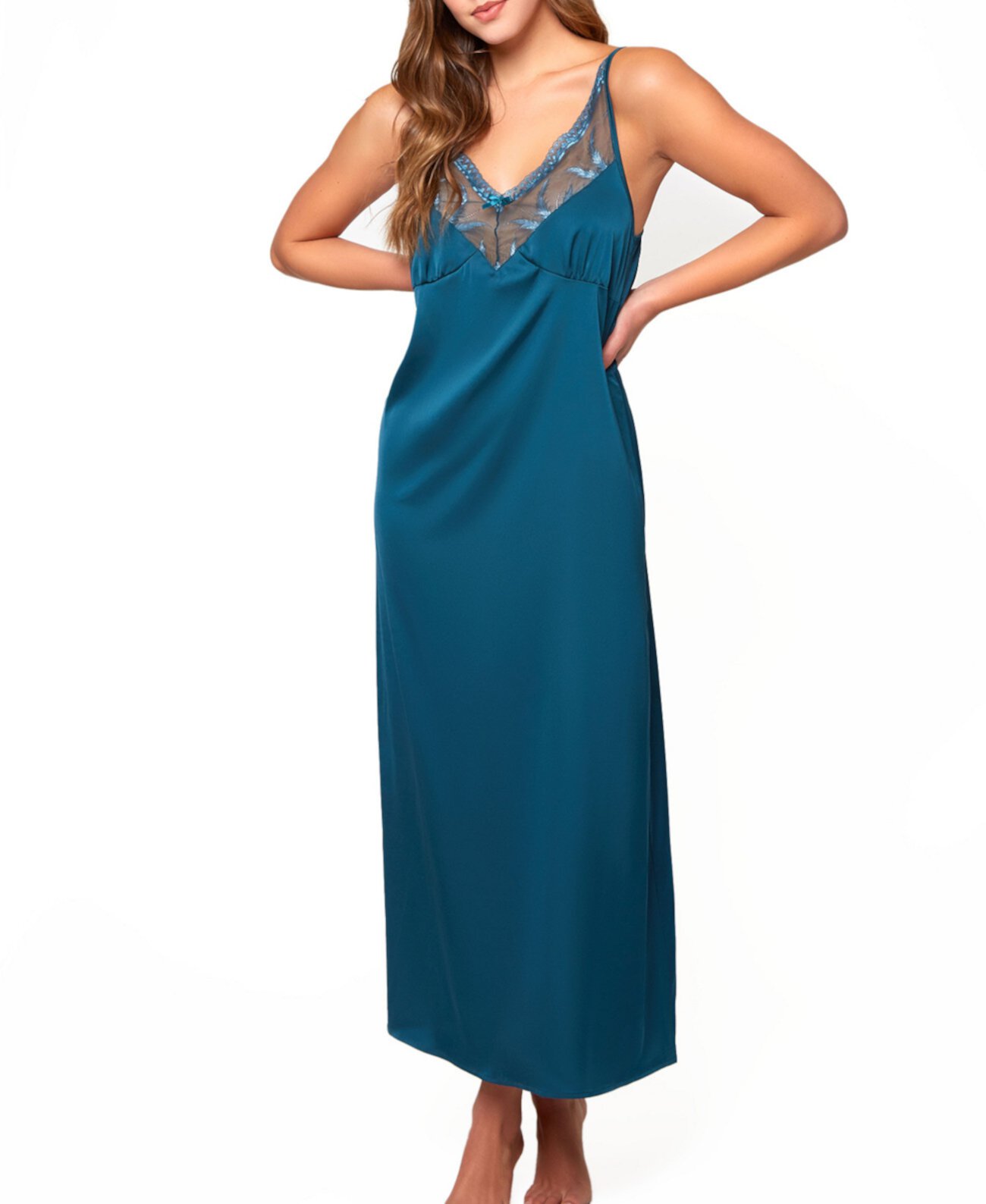 Женское длинное платье из атласа и кружева Lucile ICollection
