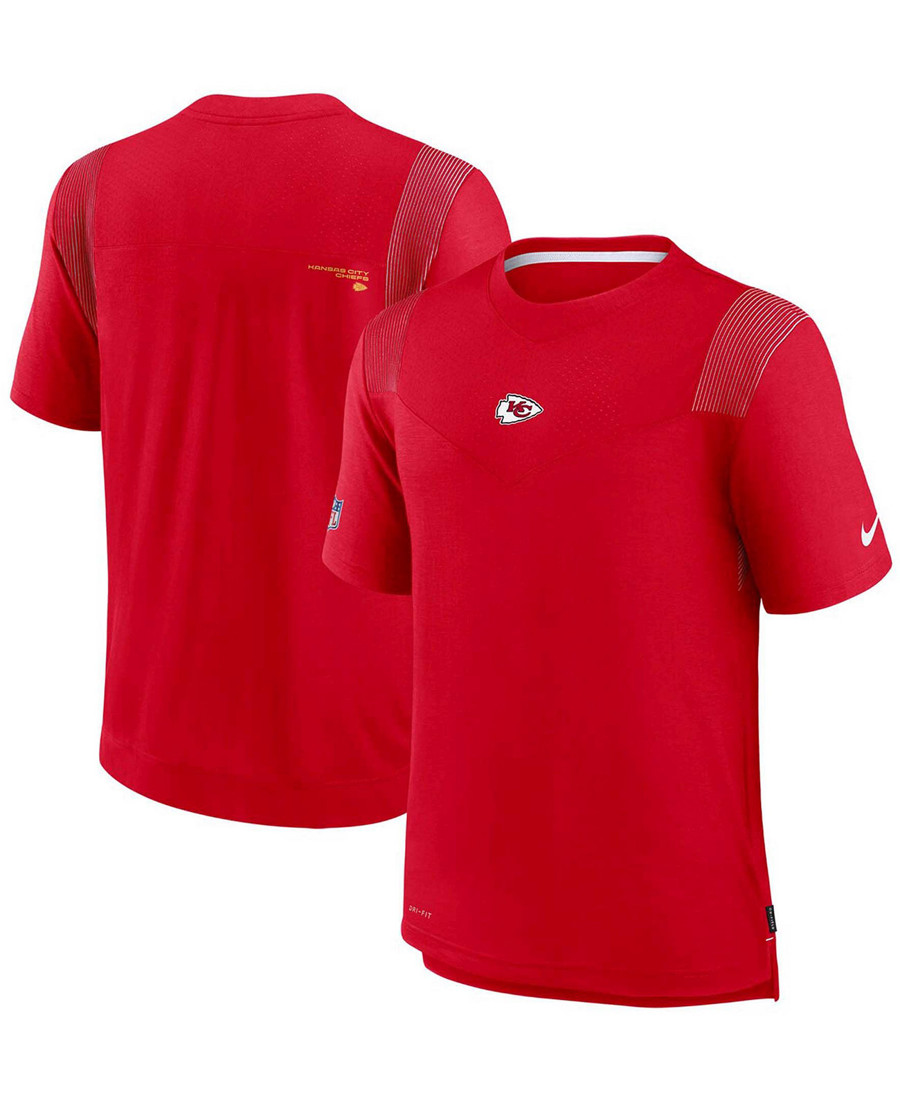 Мужская футболка Red Kansas City Chiefs Sideline Player UV Performance Nike