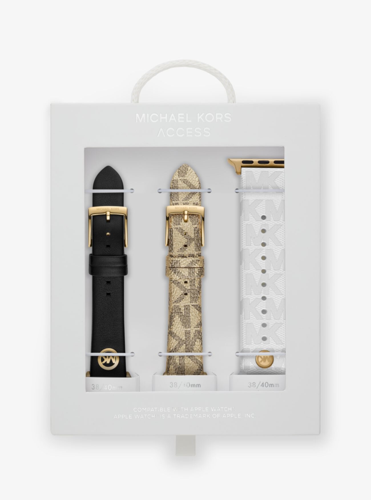 Логотип и резиновые ремешки для подарочного набора Apple Watch® Michael Kors