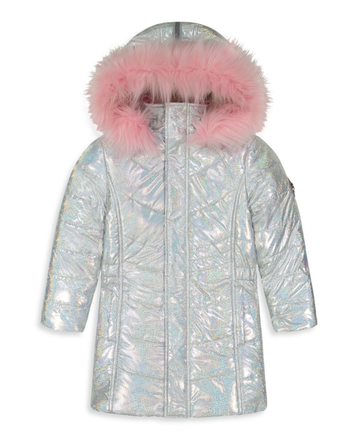 Маленькая девочка & amp; Радужное длинное пальто с пузырьками для девочек Andy & Evan