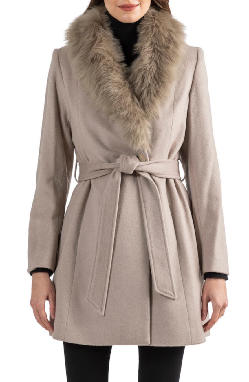 Пальто Toscana с шалевым воротником из смесовой шерсти Sofia Cashmere
