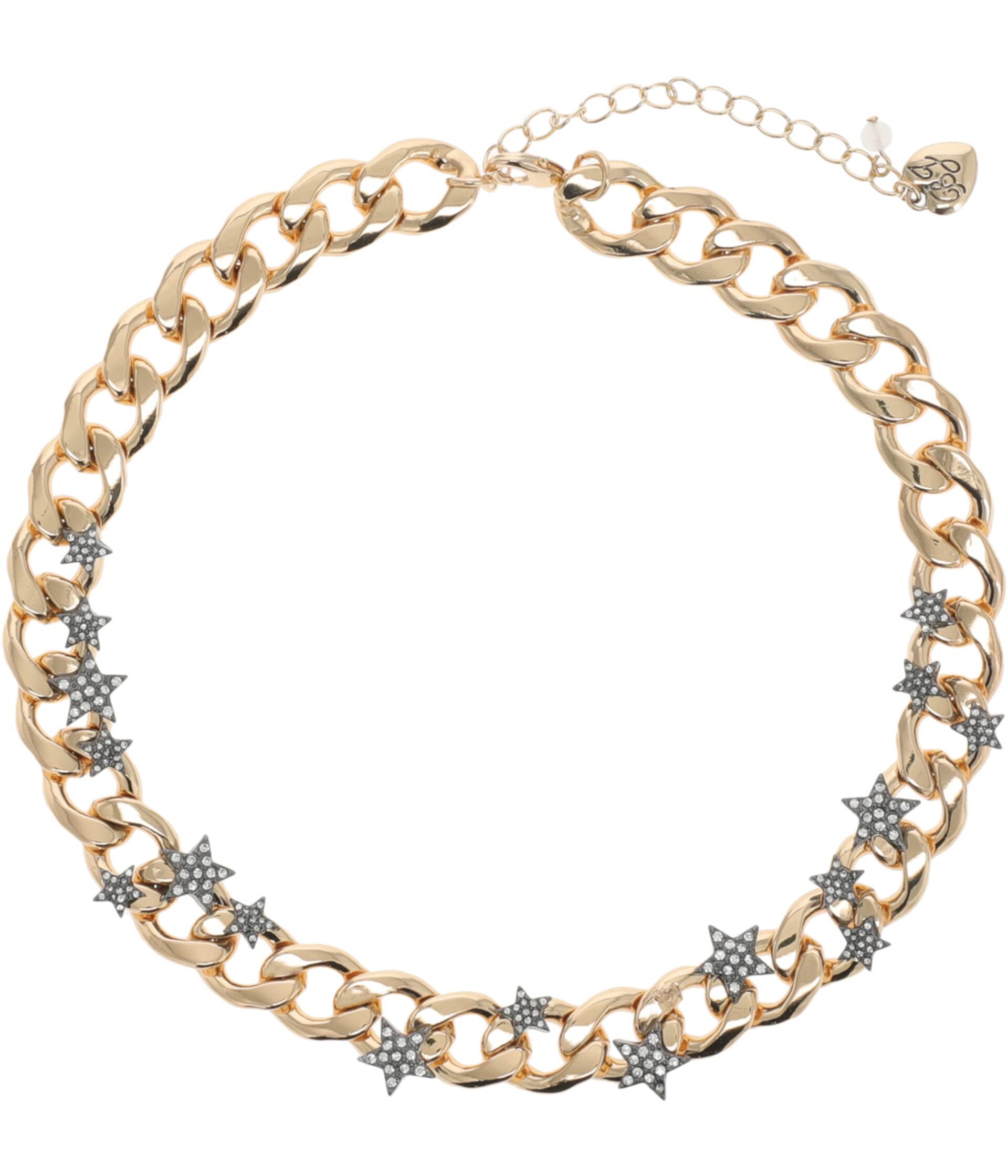Ожерелье с воротником-цепочкой в виде звезды Betsey Johnson