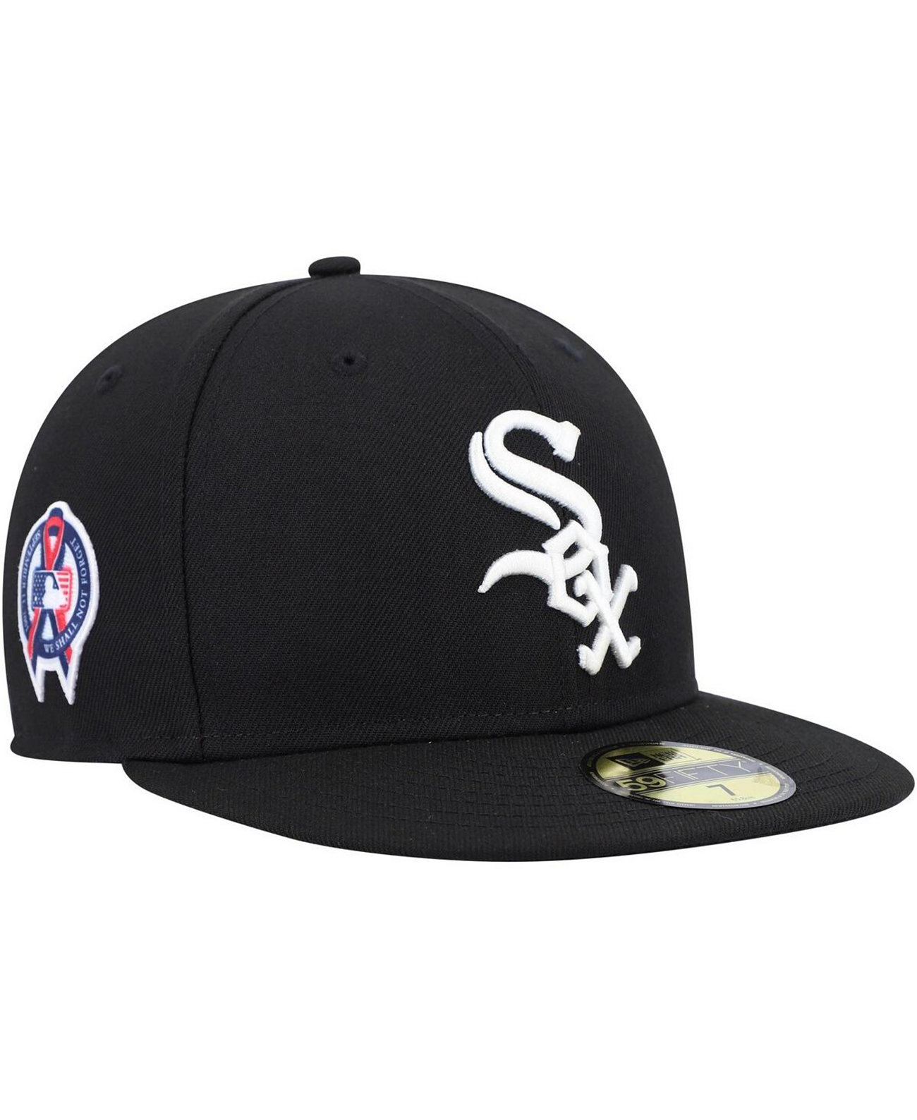 Мужская черная шляпа Chicago White Sox 9/11 Memorial с боковой нашивкой 59FIFTY New Era