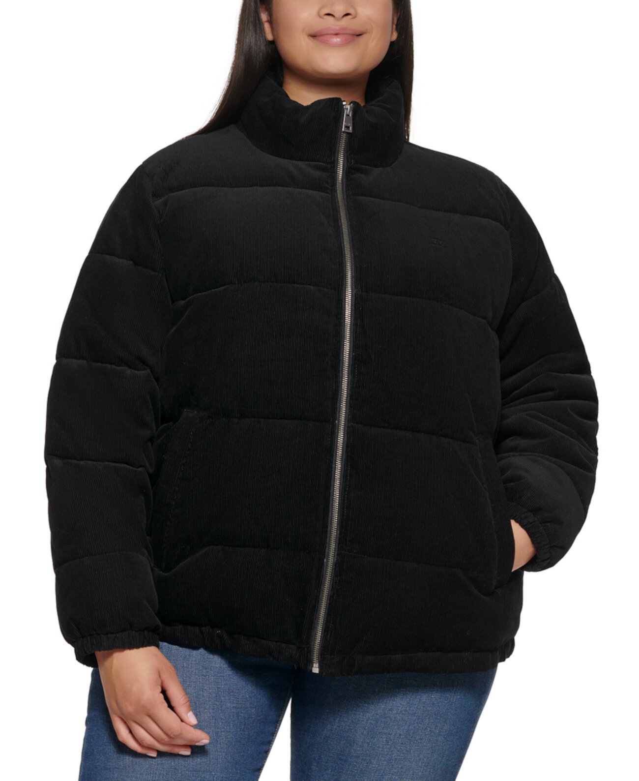 Вельветовое пальто больших размеров с круглым вырезом и круглым вырезом Levi's®