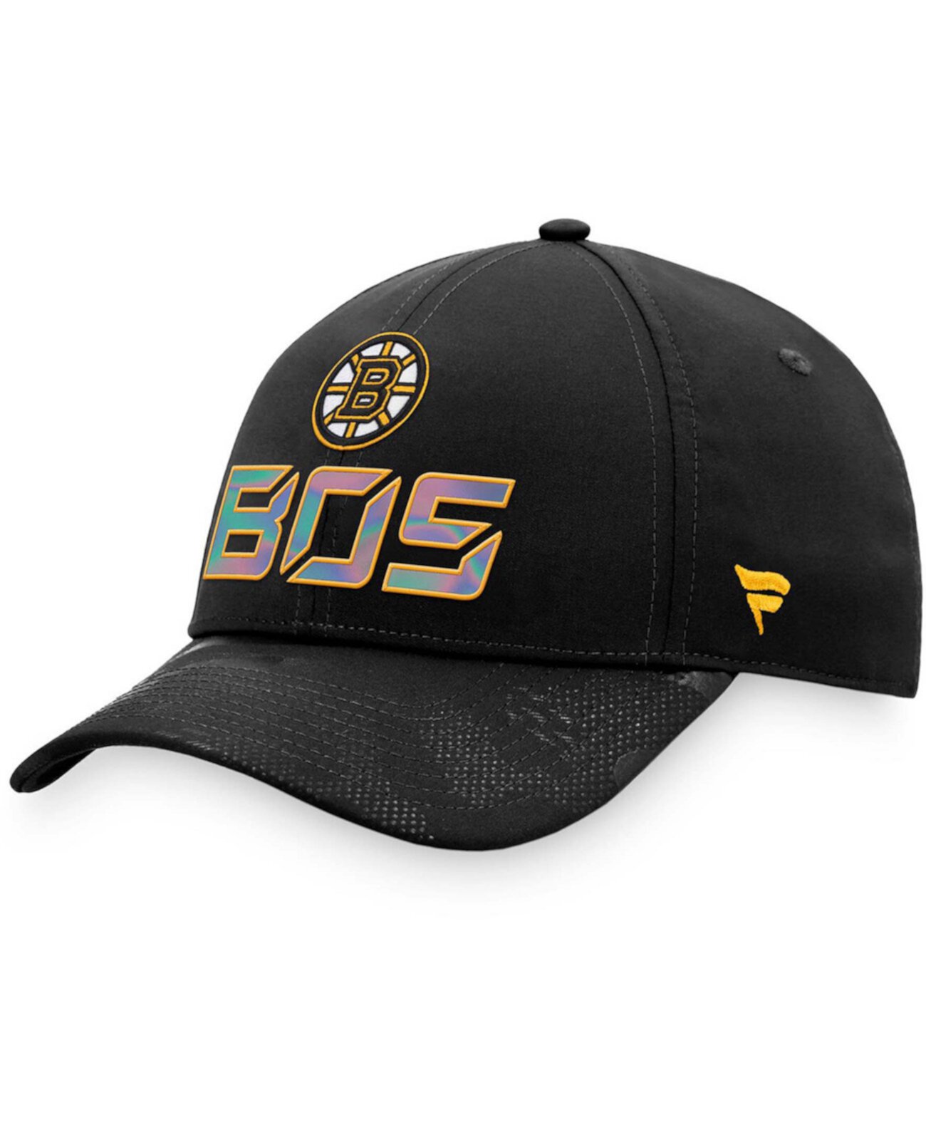 Мужская регулируемая кепка Boston Bruins Authentic Pro Team с логотипом Fanatics Lids