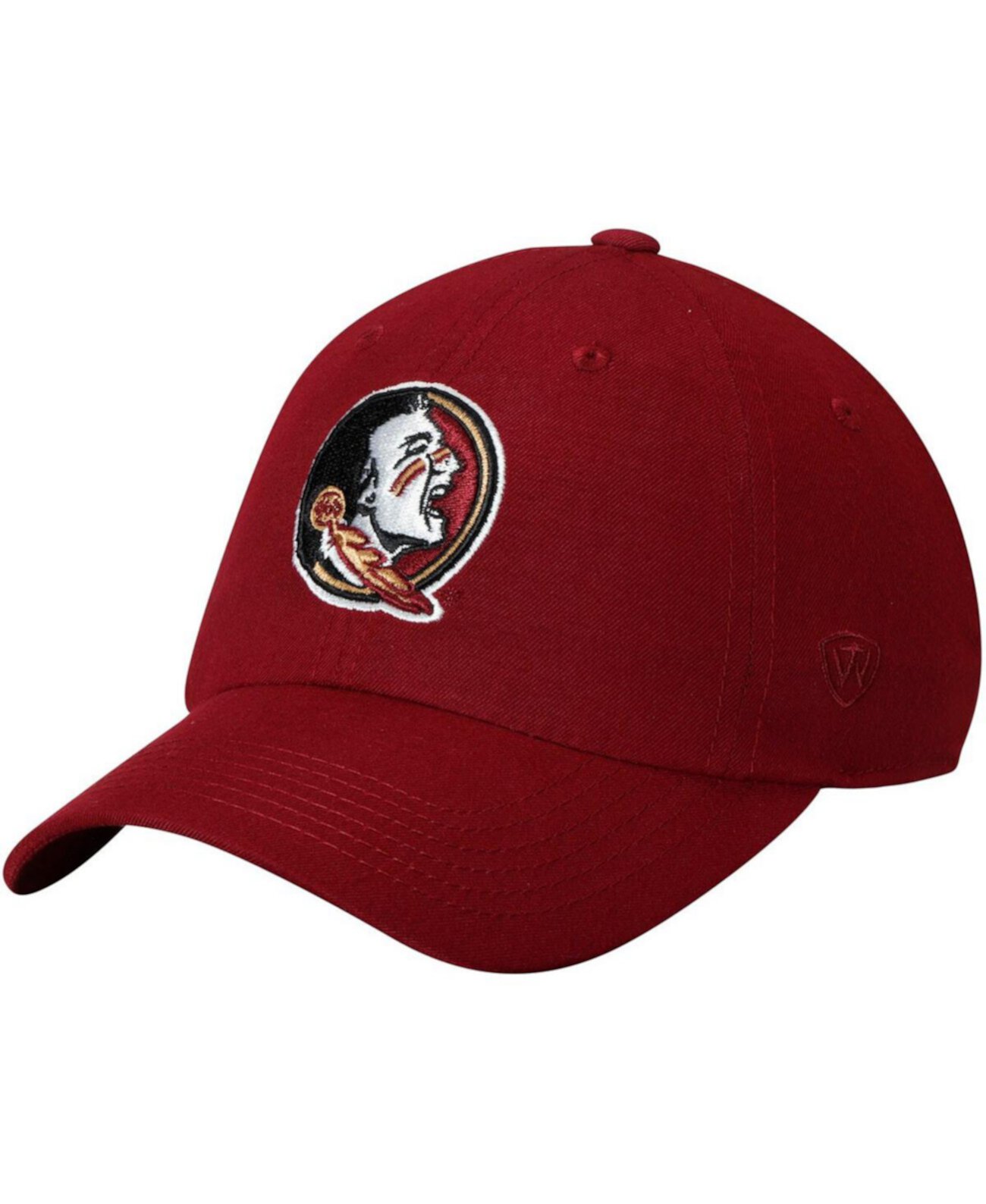 Мужская регулируемая шляпа Garnet Florida State Seminoles Primary с логотипом из штапеля Top of the World