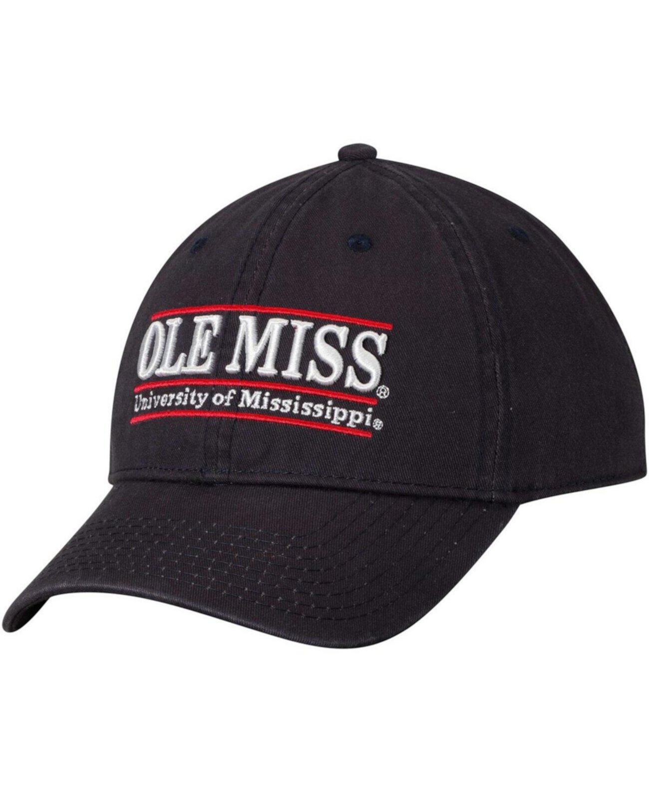 Мужская темно-синяя шляпа Ole Miss Rebels Classic Bar с неструктурированной регулируемой головкой Game