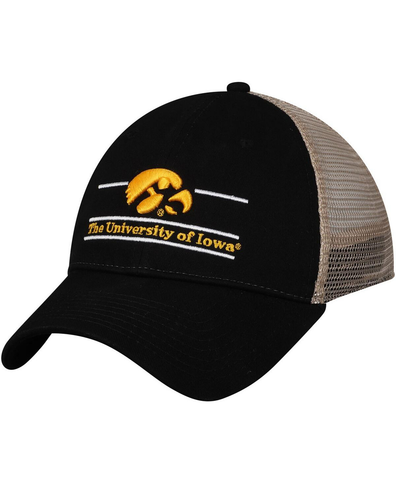 Мужская черная регулируемая шляпа с логотипом Iowa Hawkeyes Game