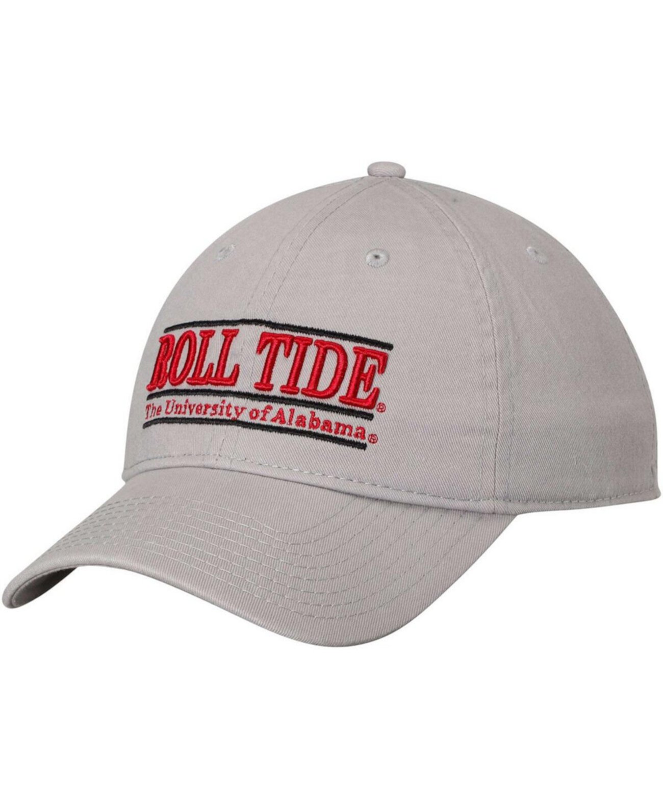 Мужская серая регулируемая шляпа Crimson Tide Roll Tide Classic Bar с неструктурированной регулировкой Game