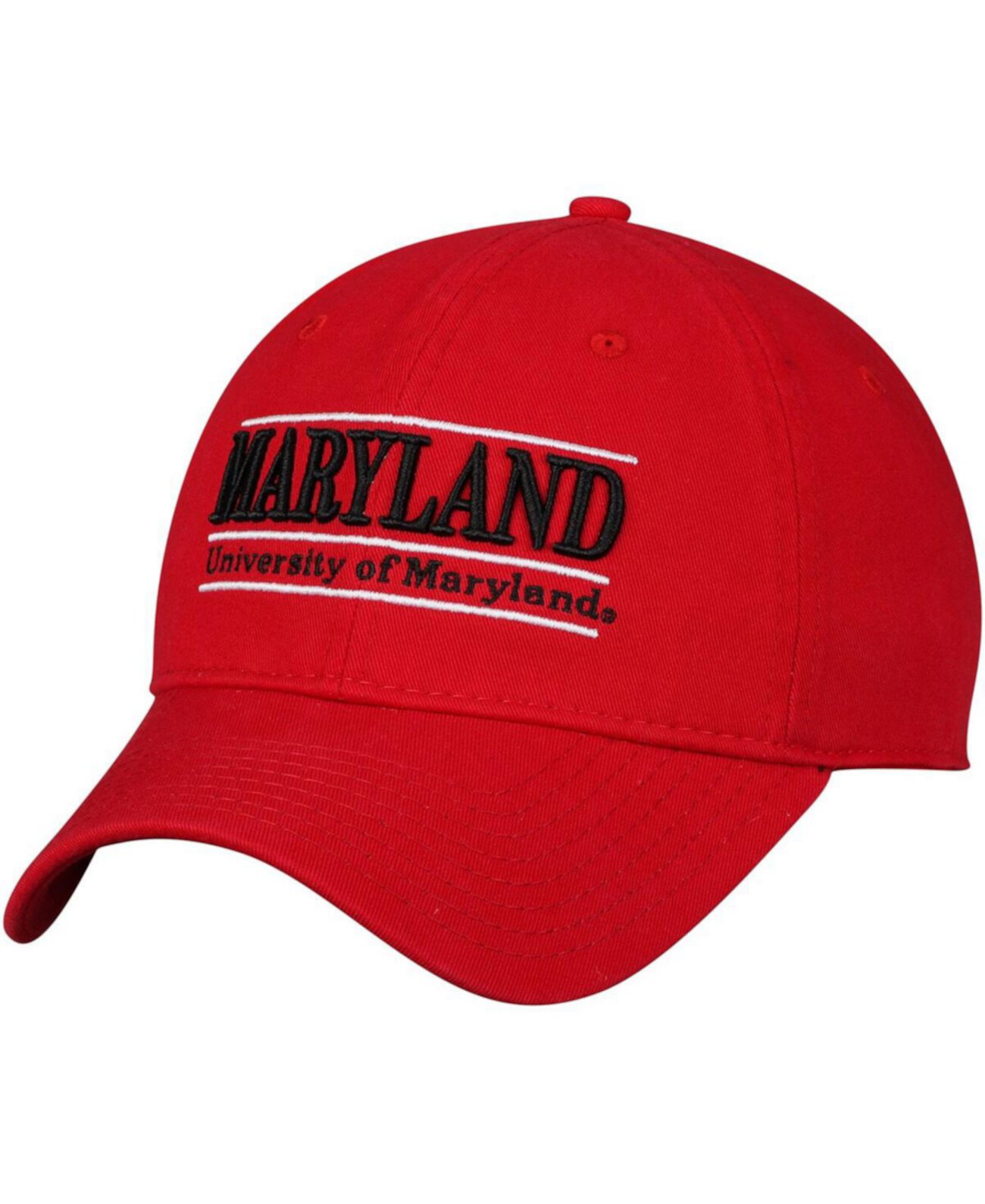 Мужская неструктурированная регулируемая шляпа с классической барной стойкой Red Maryland Terrapins Game
