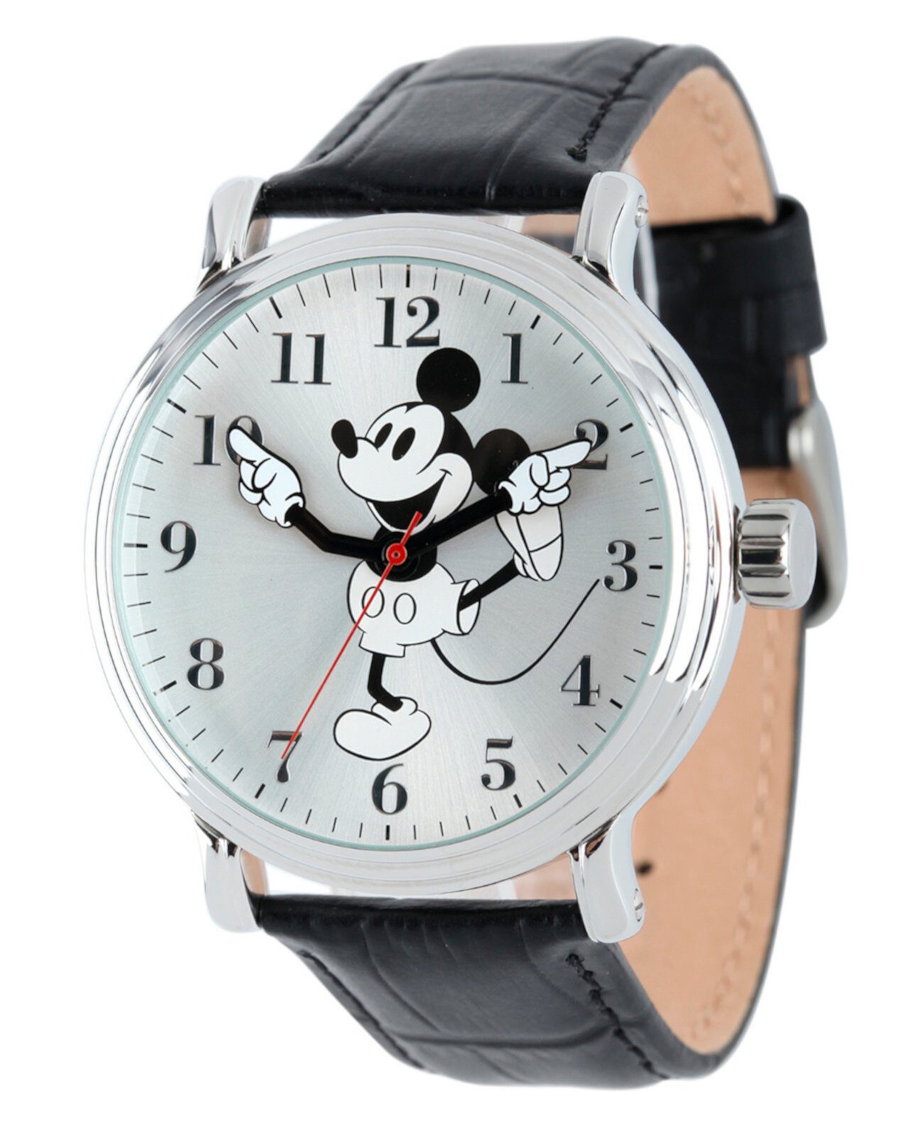 Мужские блестящие серебряные винтажные часы из сплава Disney с Микки Маусом Ewatchfactory