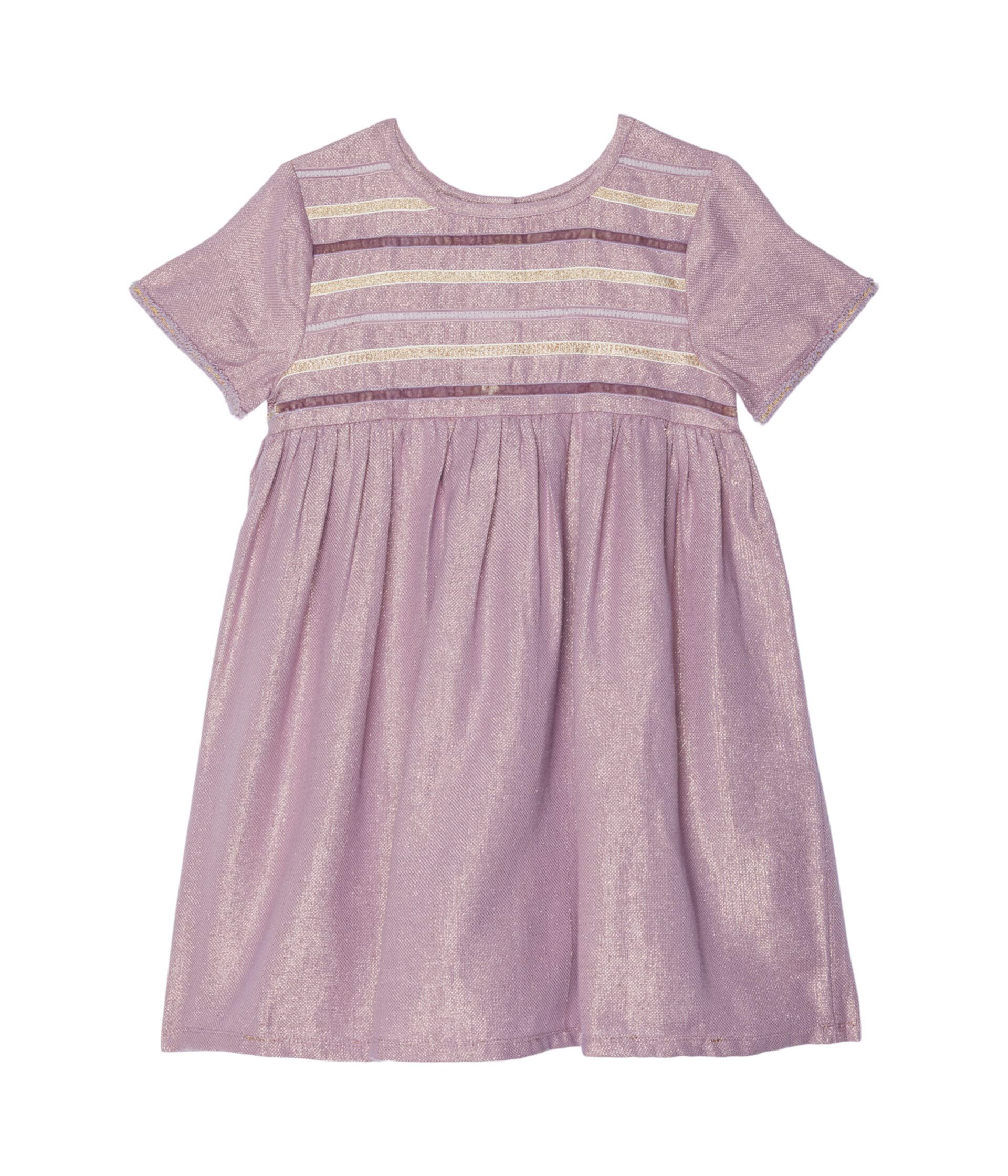 Бархатное платье с лентой (для малышей / маленьких детей / детей старшего возраста) PEEK