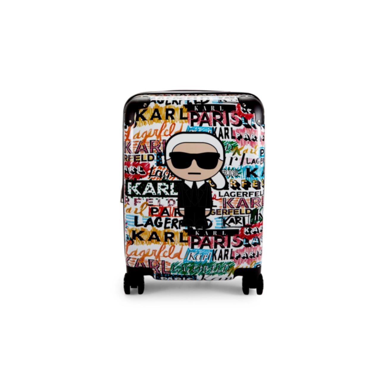 20-дюймовый чемодан-спиннер Logo Explosion Karl Lagerfeld Paris