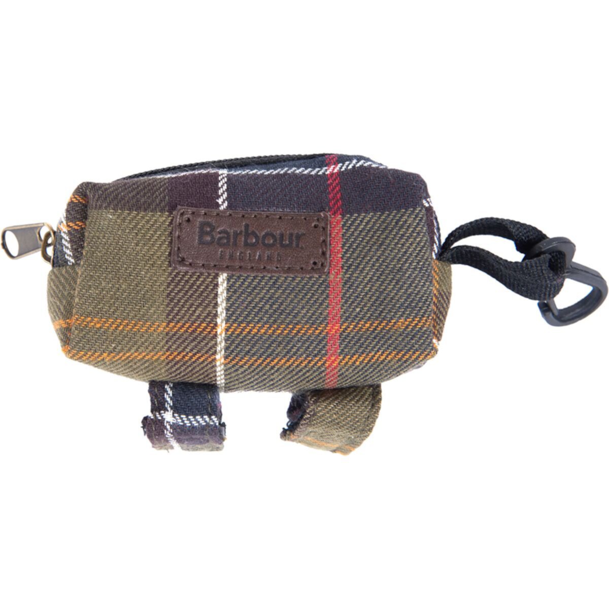 Диспенсер для мусорных пакетов Tartan с пластиковым клипсом и стильным дизайном Barbour