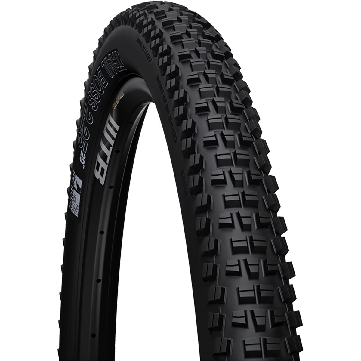 Велосипедная шина Trail Boss Tubeless - 29 дюймов, защита от проколов, легкая конструкция, двойная резиновая смесь WTB