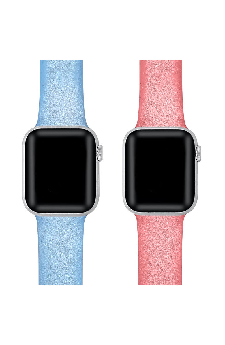 Твердый силиконовый ремешок для Apple Watch, 42 мм — набор из 2 шт. THE POSH TECH
