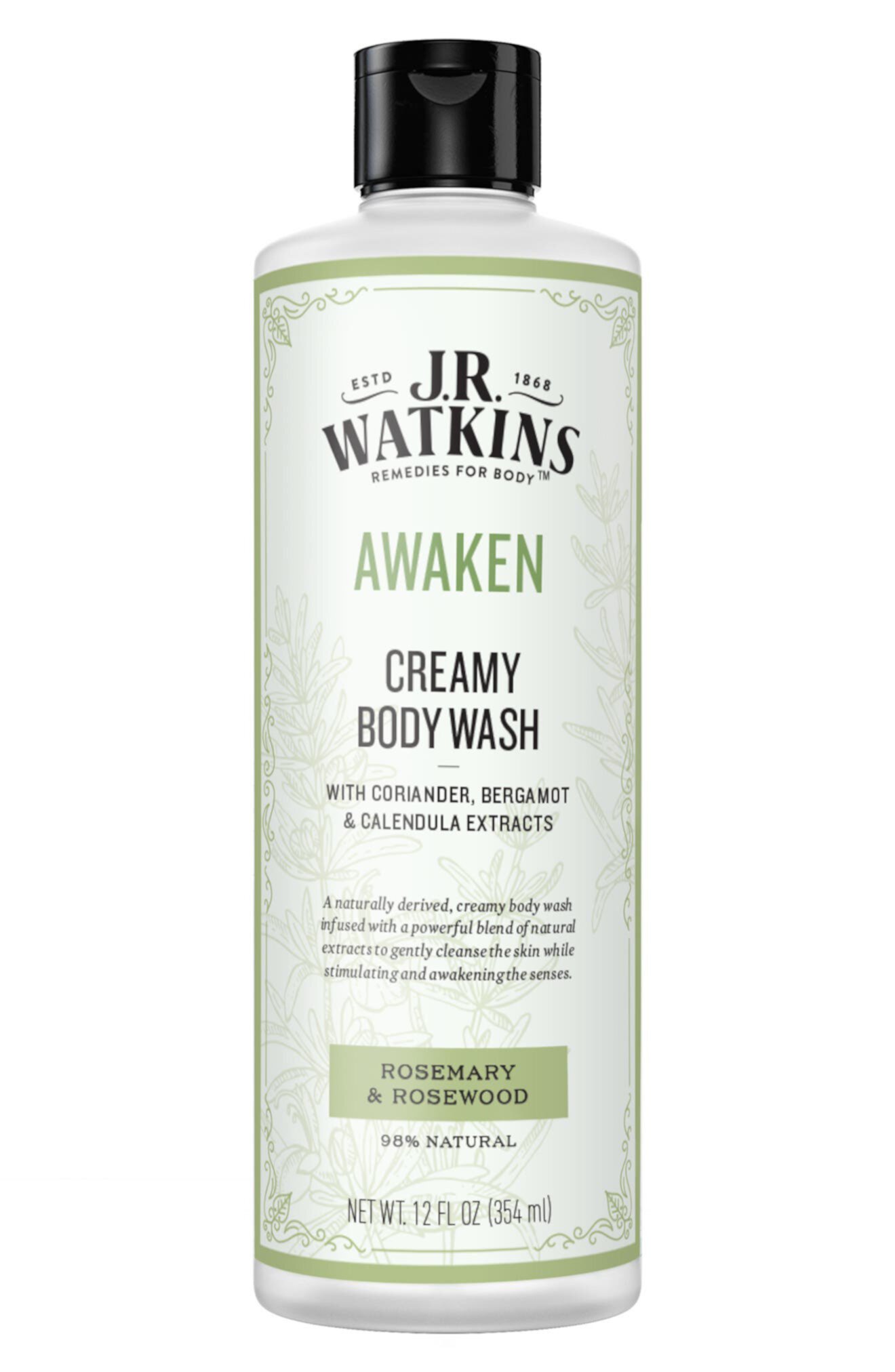 Awaken Кремовый гель для душа - 12 эт. унция J.R. WATKINS REMEDIES FOR BODY