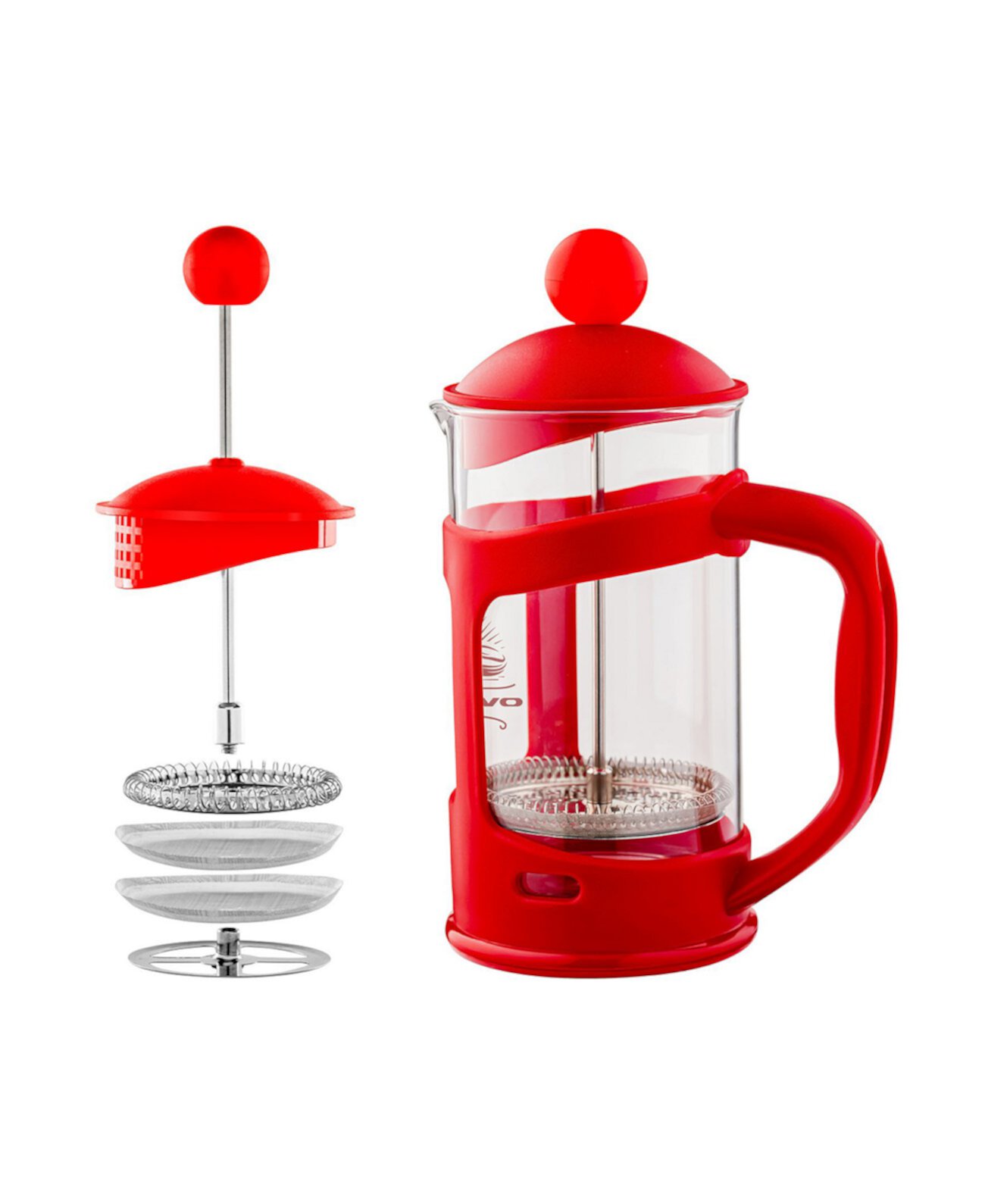 Кофеварка для чая и кофе French Press на 12 унций OVENTE