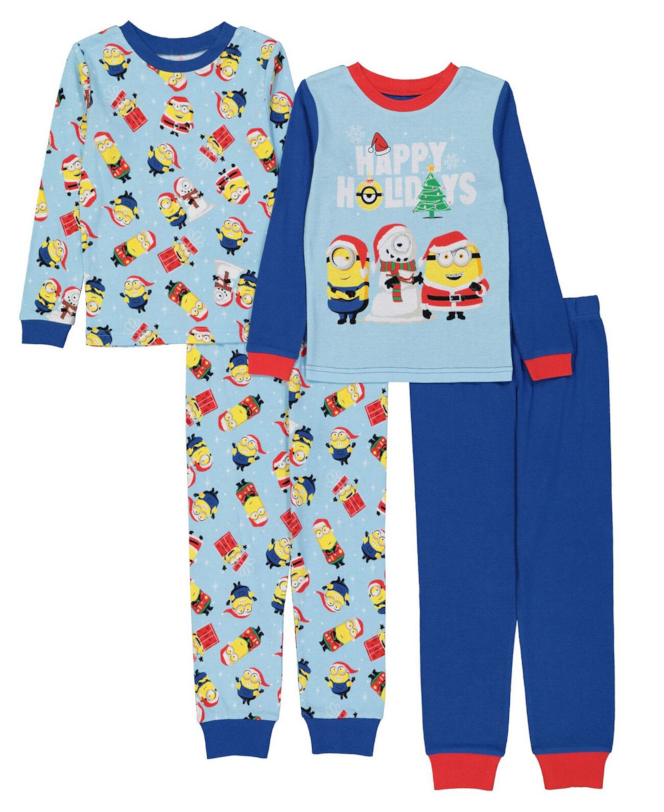 Пижамы для больших мальчиков, комплект из 4 предметов Minions